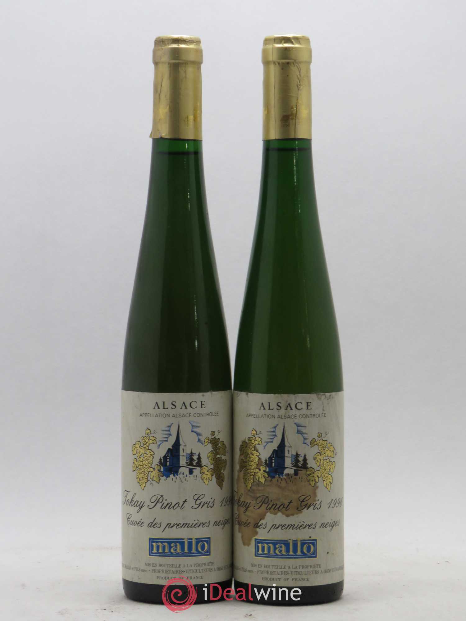 Pinot Gris Cuvée des Premieres Neiges F. Mallo 1996 - Posten von 2 Flaschen - 0