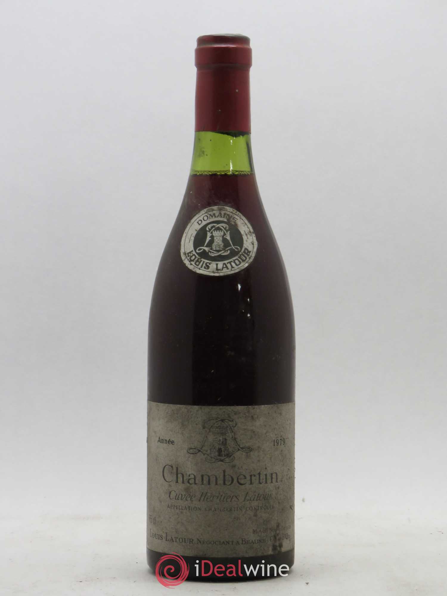 Chambertin Grand Cru Cuvée Héritiers Latour Louis Latour 1979 - Lot de 1 bouteille - 0