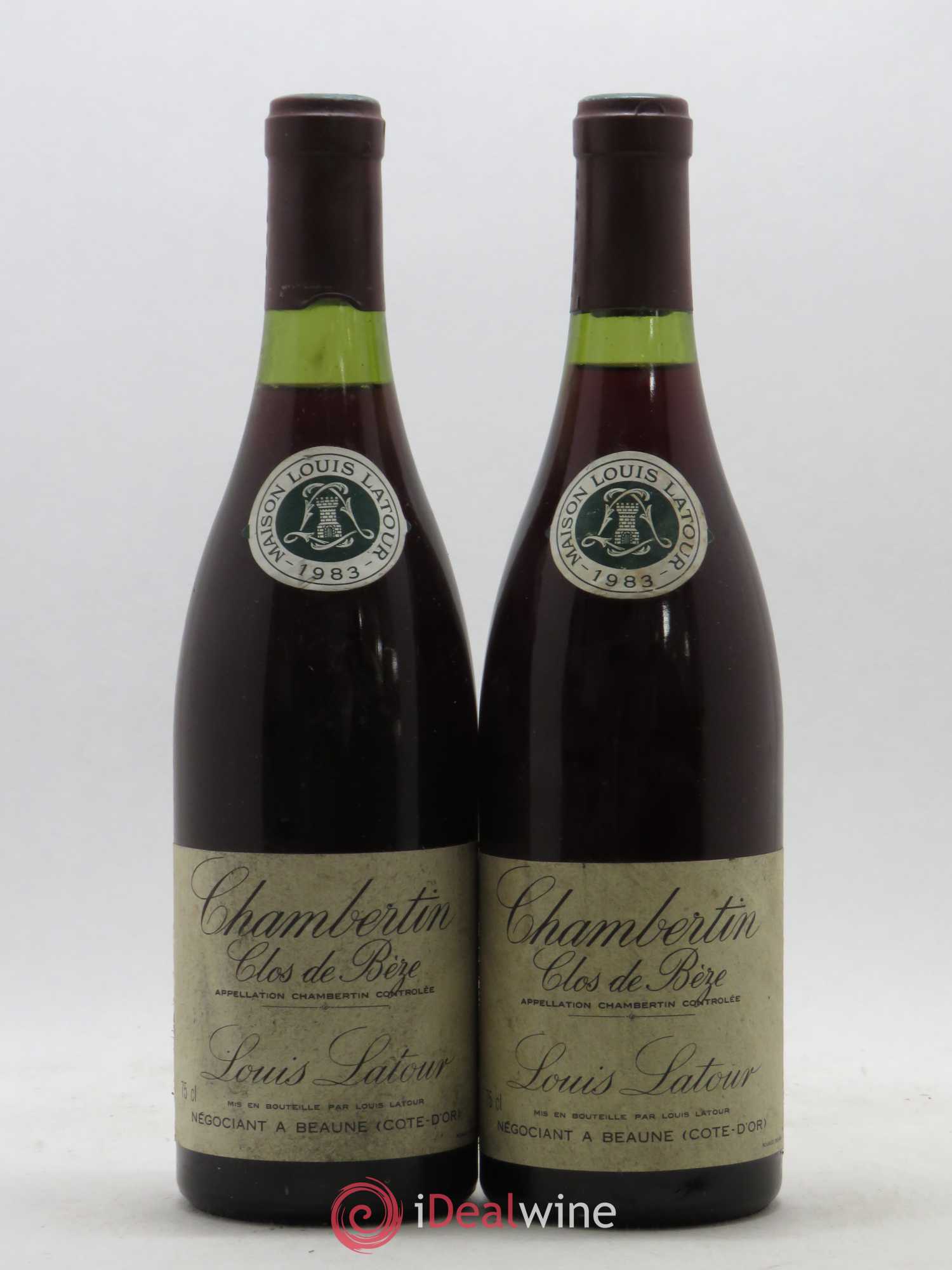 Chambertin Clos de Bèze Grand Cru Louis Latour 1983 - Lot de 2 bouteilles - 0