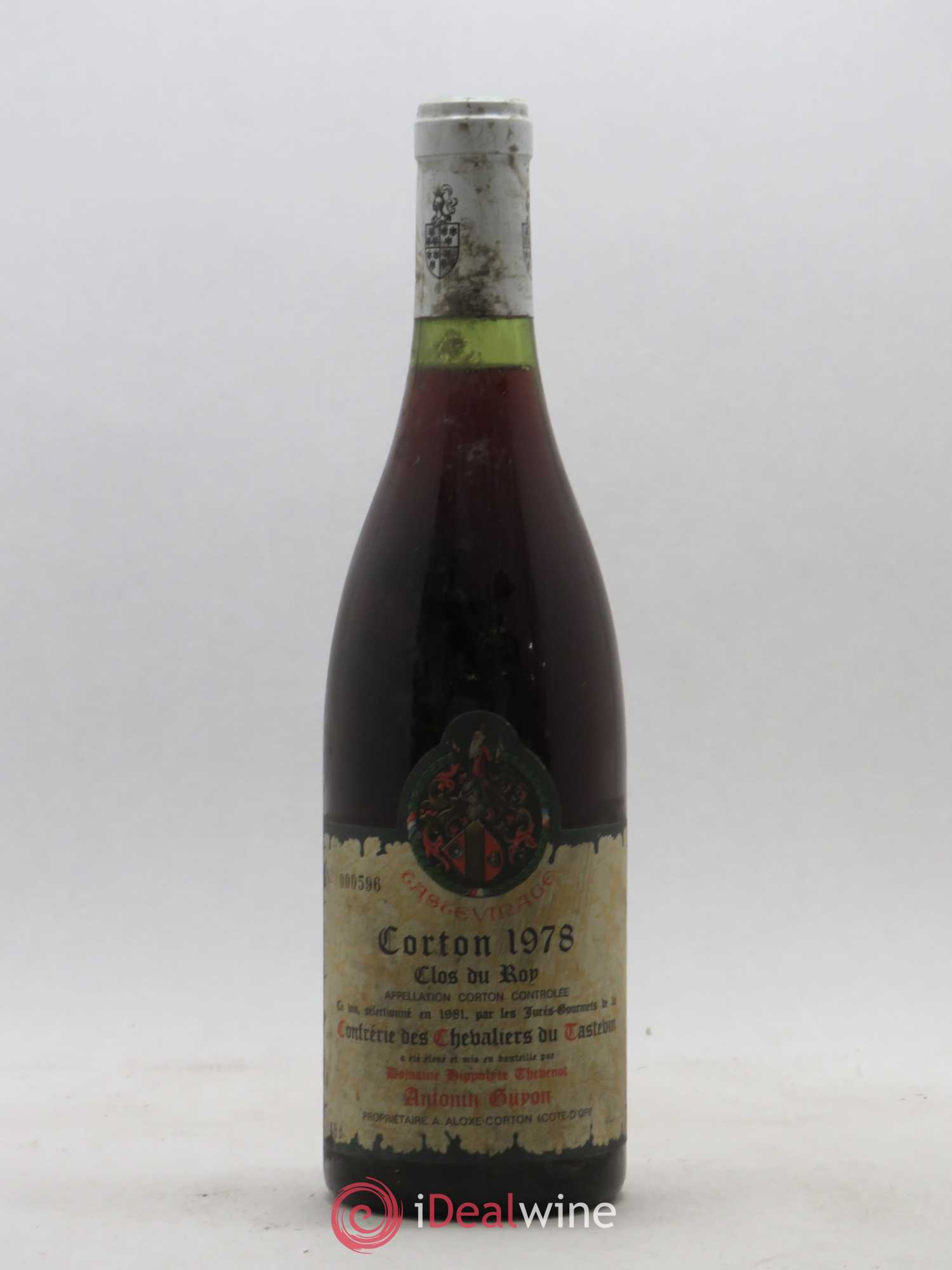 Corton Grand Cru Clos du Roy Tasteviné A. Guyon 1978 - Posten von 1 Flasche - 0