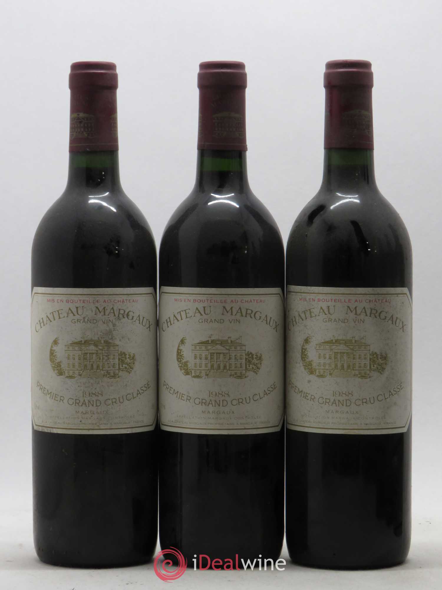 Château Margaux 1er Grand Cru Classé 1988 - Lot de 6 bouteilles - 1
