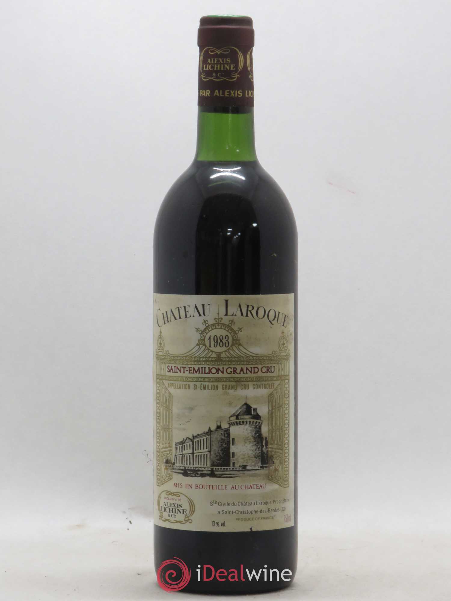 Château Laroque Grand Cru Classé 1983 - Lot de 1 bouteille - 0