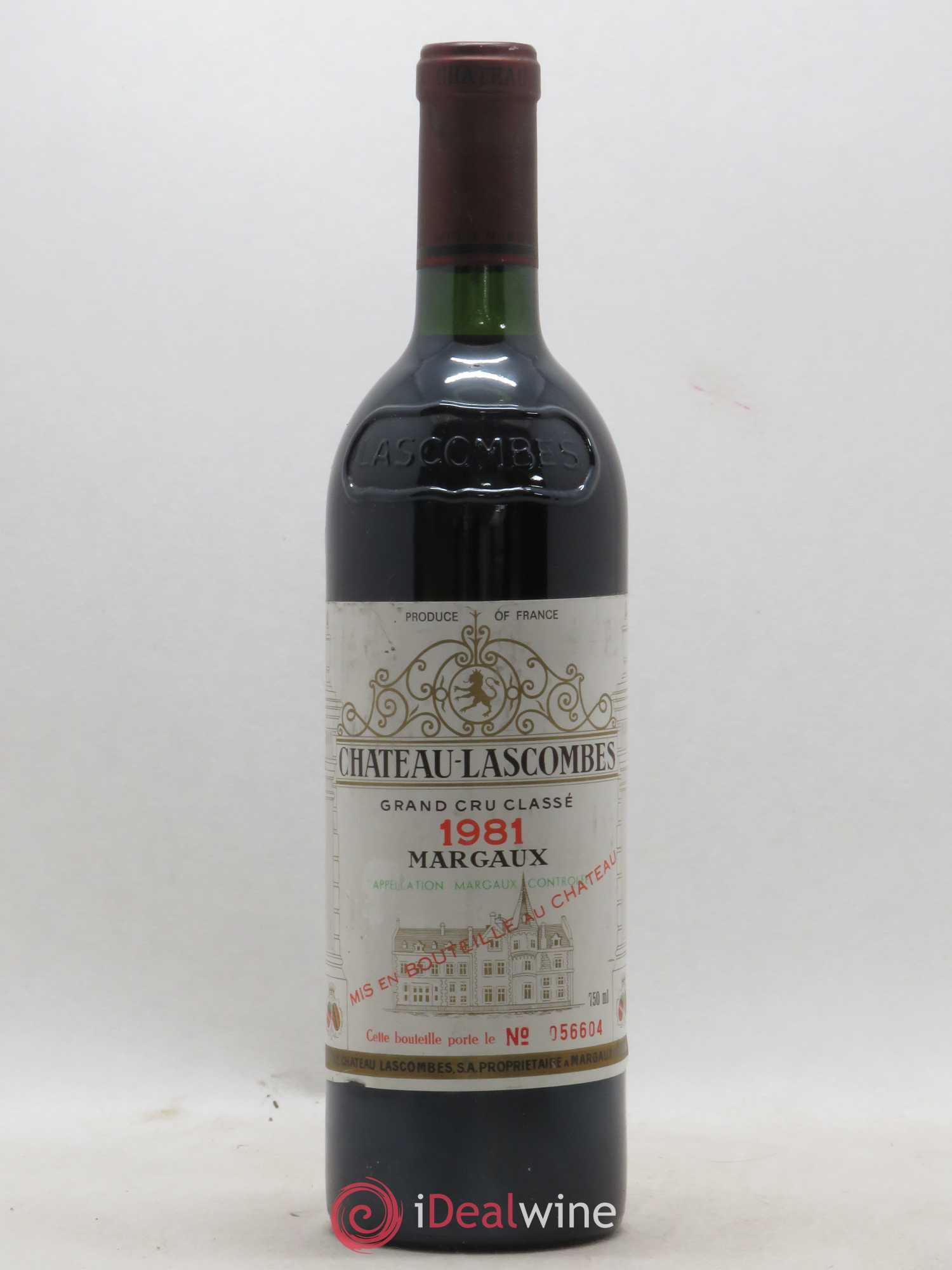 Château Lascombes 2ème Grand Cru Classé 1981 - Lot de 1 bouteille - 0