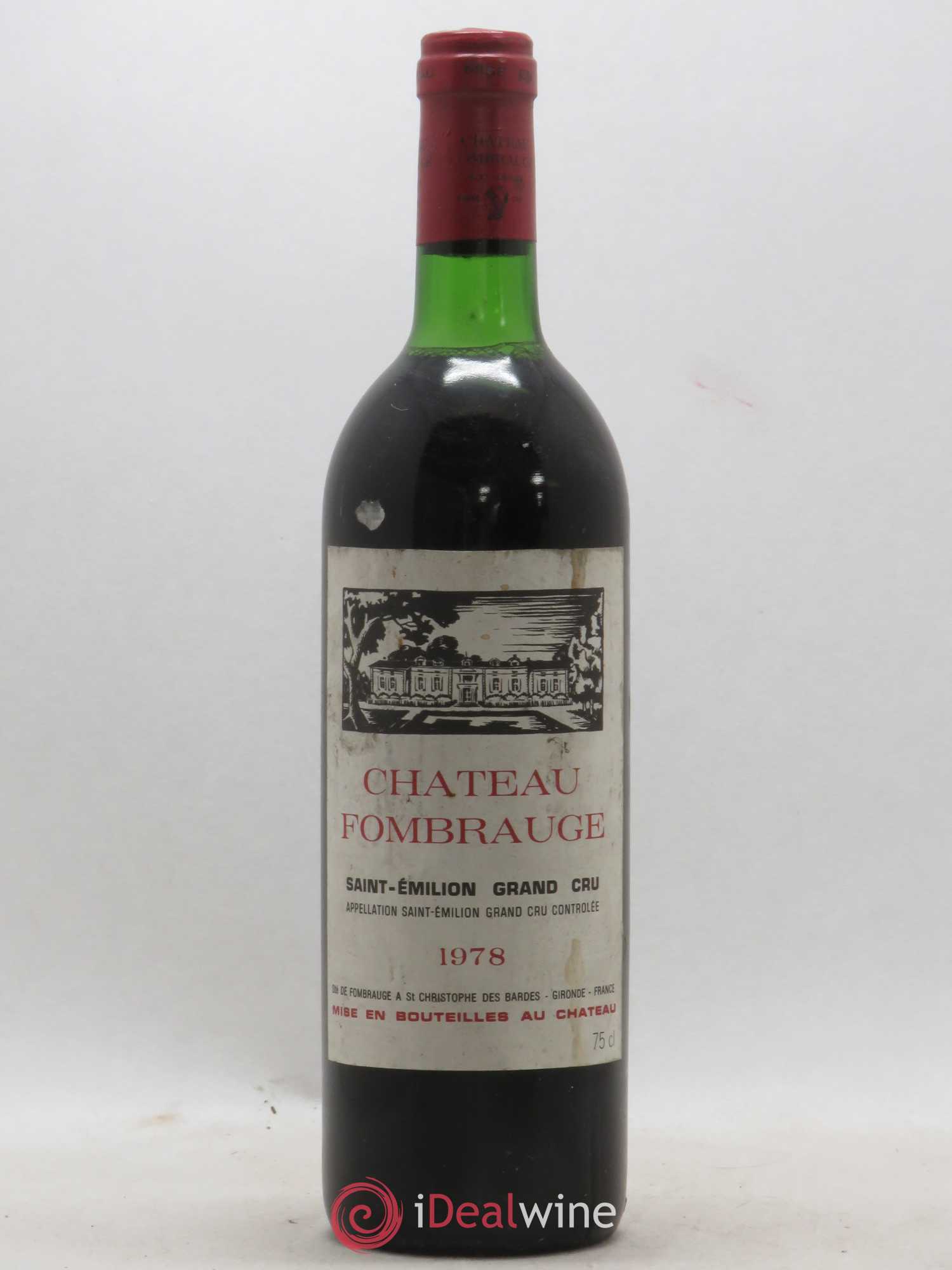 Château Fombrauge Grand Cru Classé 1978 - Lot de 1 bouteille - 0