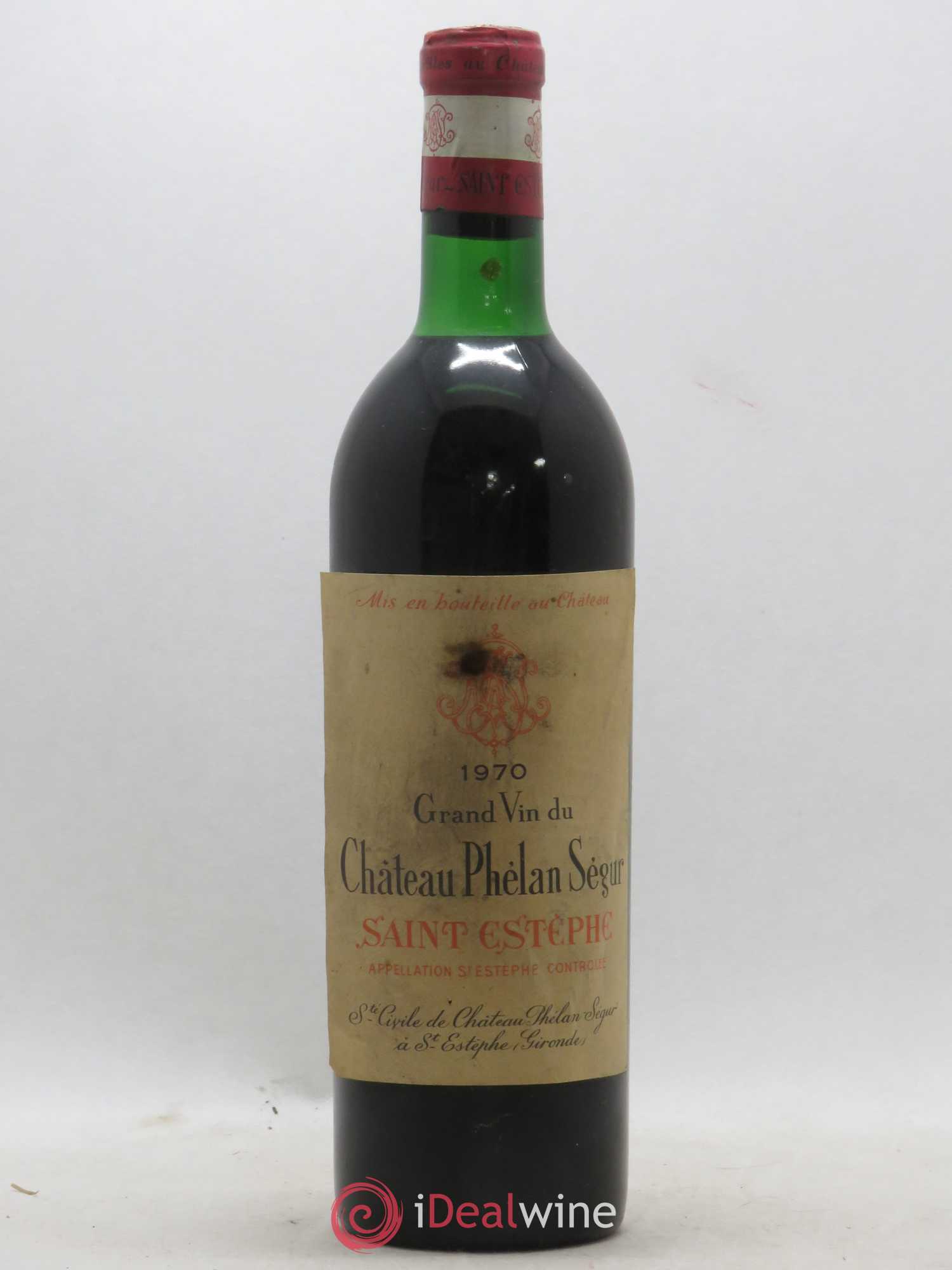 Château Phélan Ségur 1970 - Lot de 1 bouteille - 0