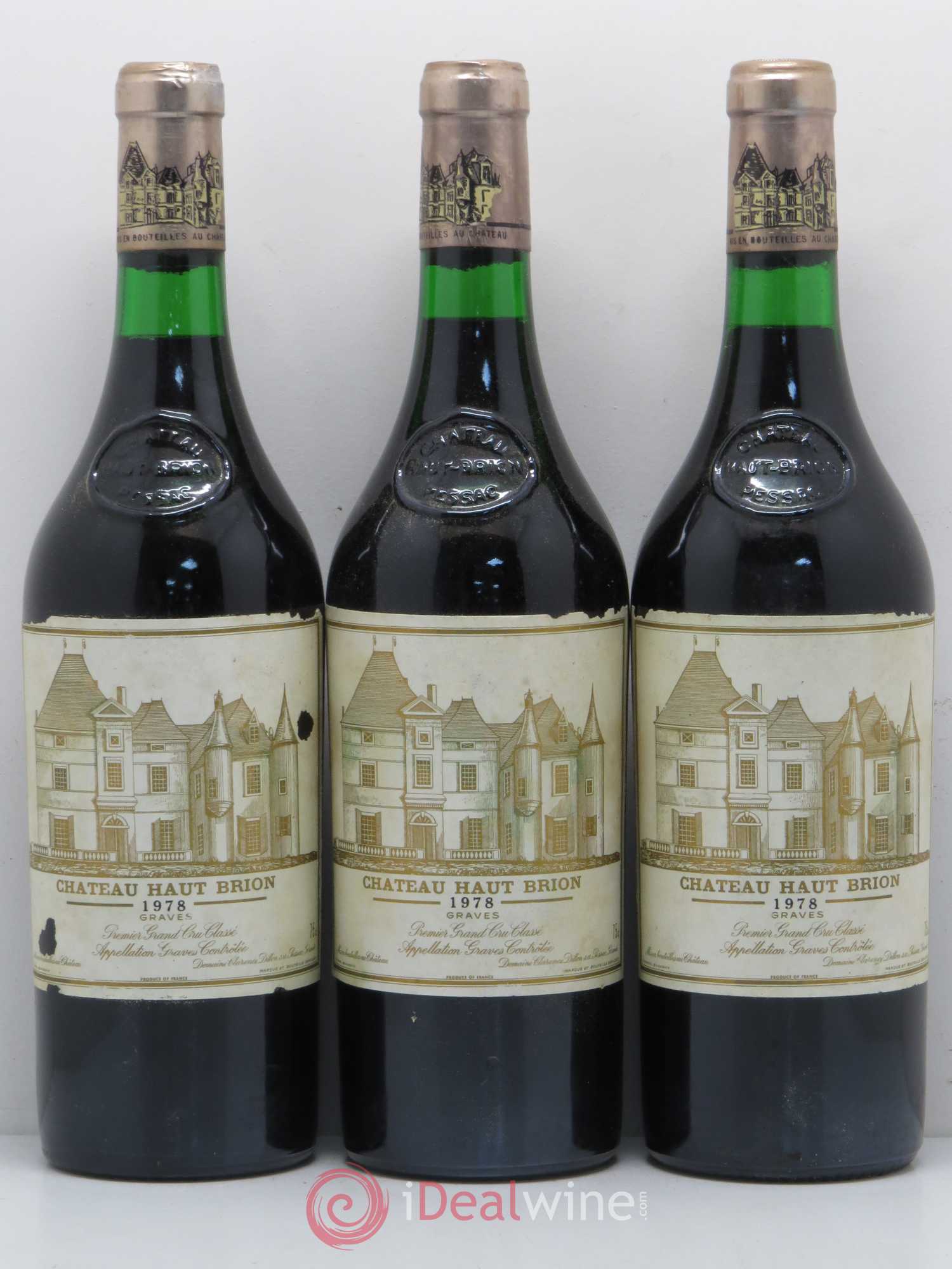 Château Haut Brion 1er Grand Cru Classé 1978 - Lot de 12 bouteilles - 2