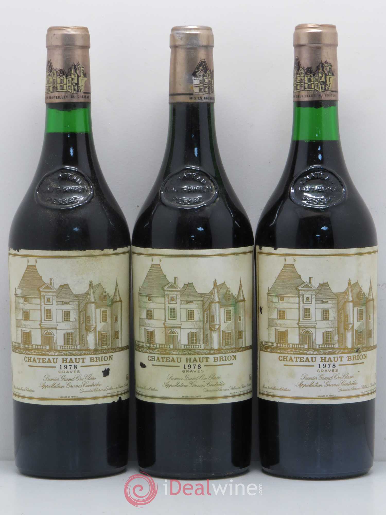 Château Haut Brion 1er Grand Cru Classé 1978 - Lot de 12 bouteilles - 3