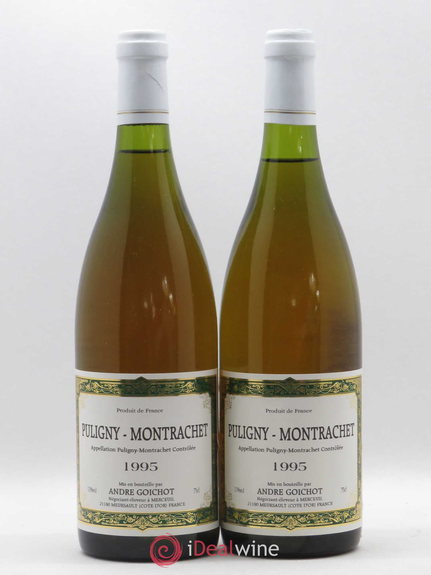 Puligny-Montrachet A. Goichot 1995 - Lot de 2 bouteilles - 0