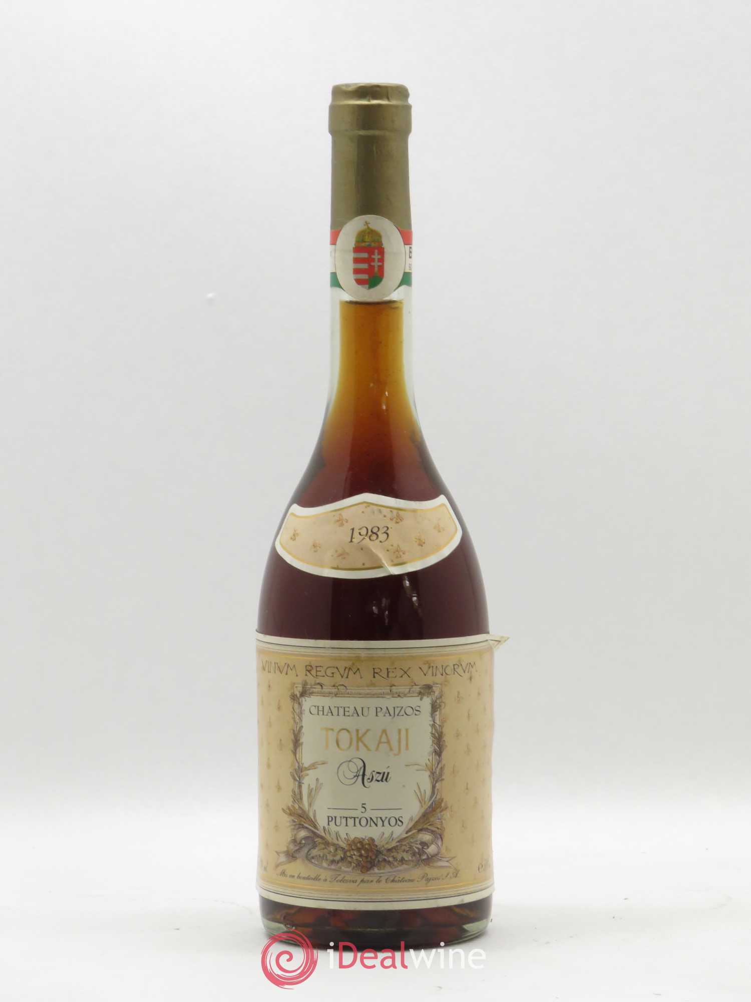 Tokaji Aszu 5 Puttonyos Ch. Pajzos 50cl 1983 - Posten von 1 Flasche - 0