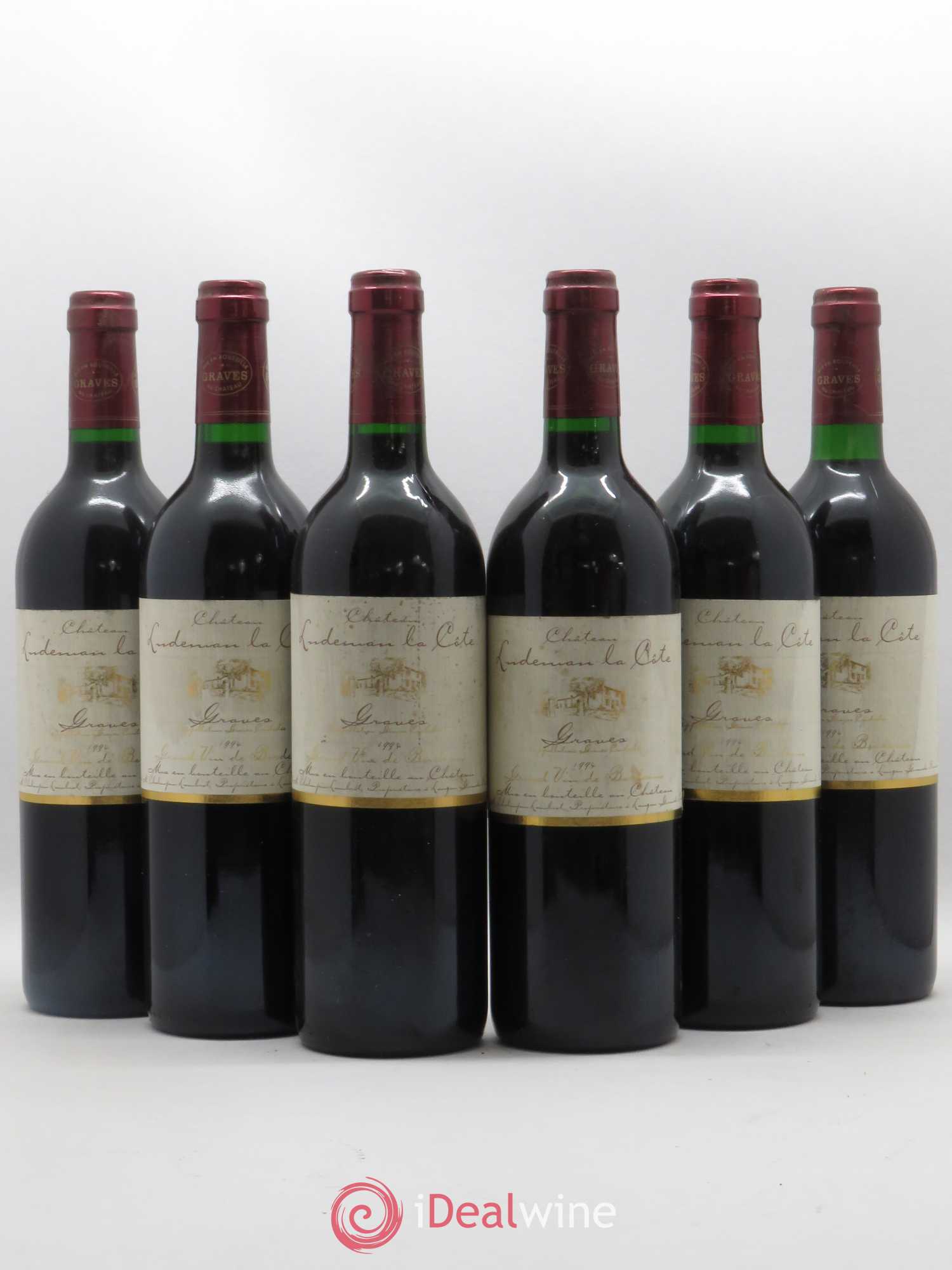 Graves Château Ludeman La Cote 1994 - Posten von 6 Flaschen - 0