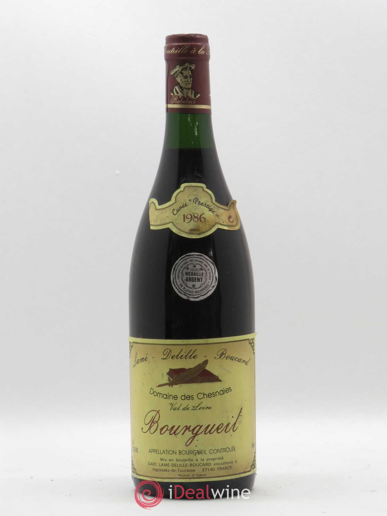 Bourgueil Prestige Domaine des Chesnaies 1986 - Lot de 1 bouteille - 0