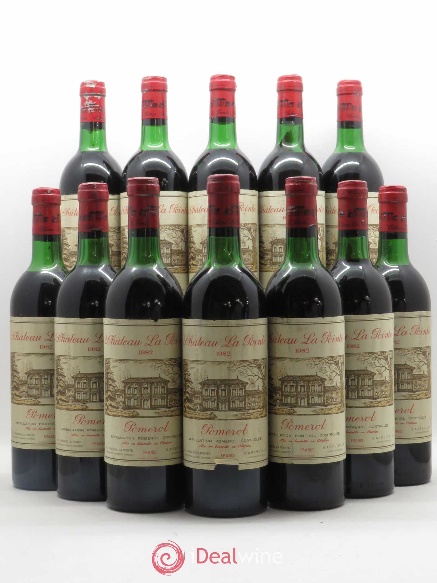 Château la Pointe 1982 - Lot de 12 bouteilles - 0