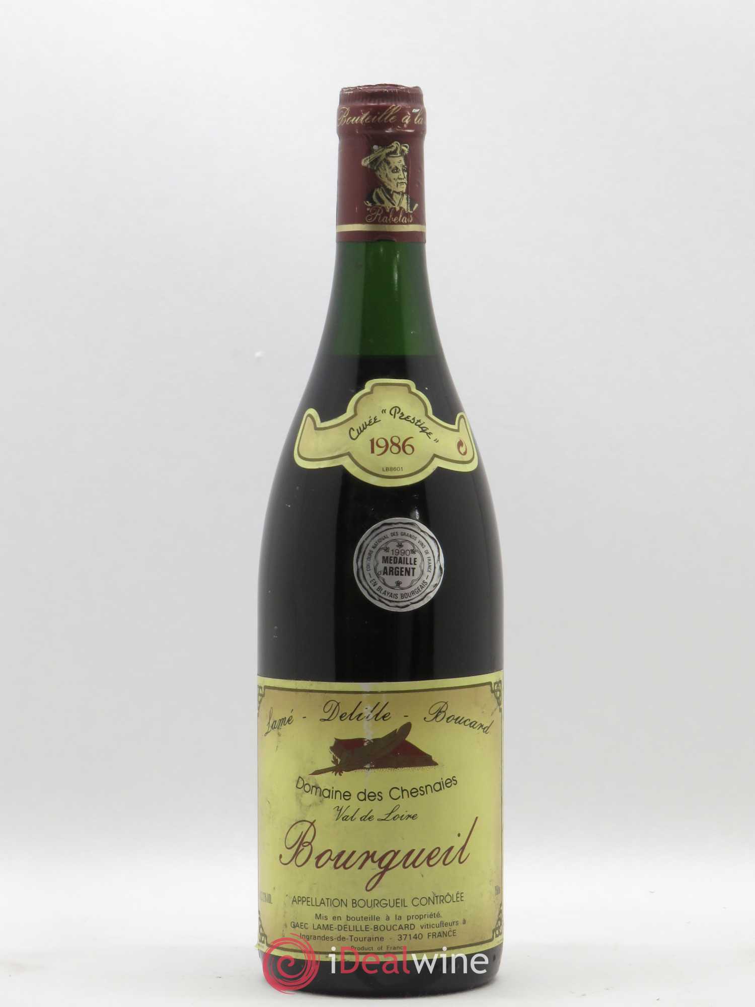 Bourgueil Prestige Domaine des Chesnaies 1986 - Lot de 1 bouteille - 0