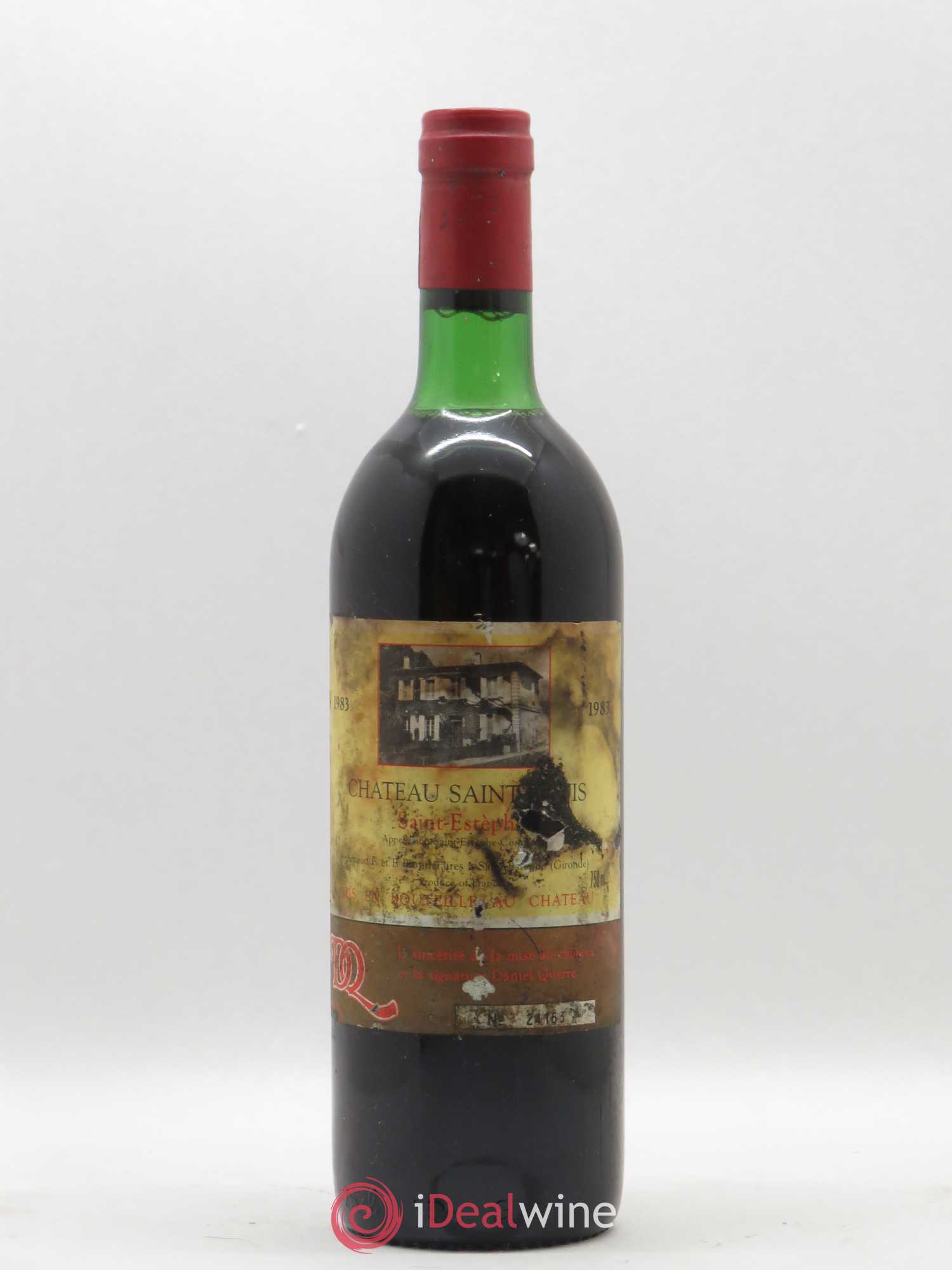 Saint-Estèphe Château Saint-Louis 1983 - Posten von 1 Flasche - 0