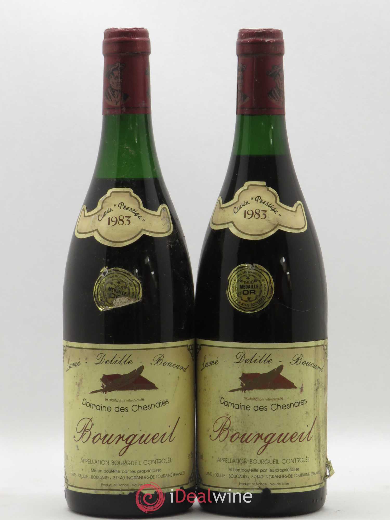 Bourgueil Prestige Domaine des Chesnaies 1983 - Lot de 2 bouteilles - 0
