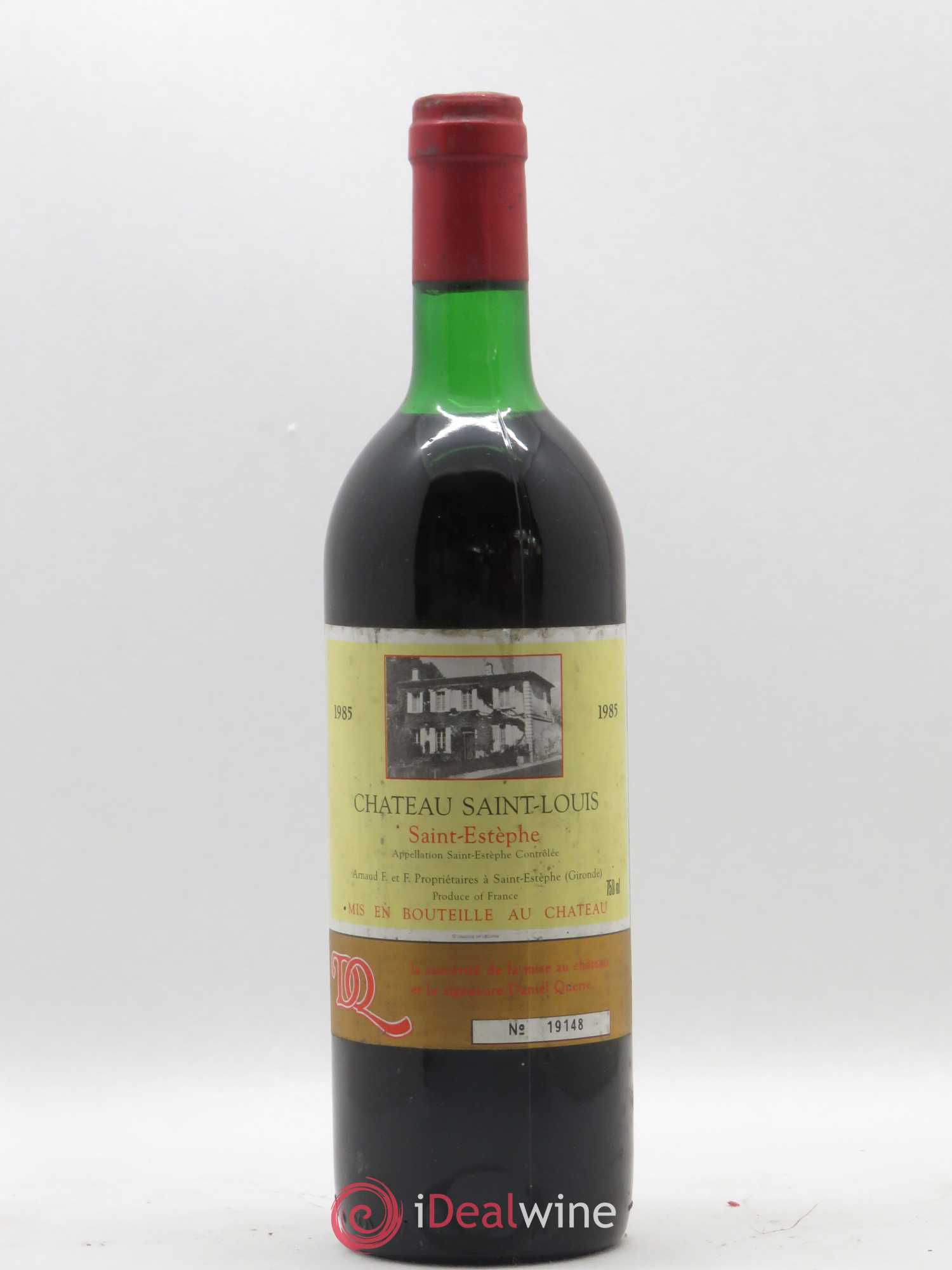 Saint-Estèphe Château Saint-Louis 1985 - Posten von 1 Flasche - 0
