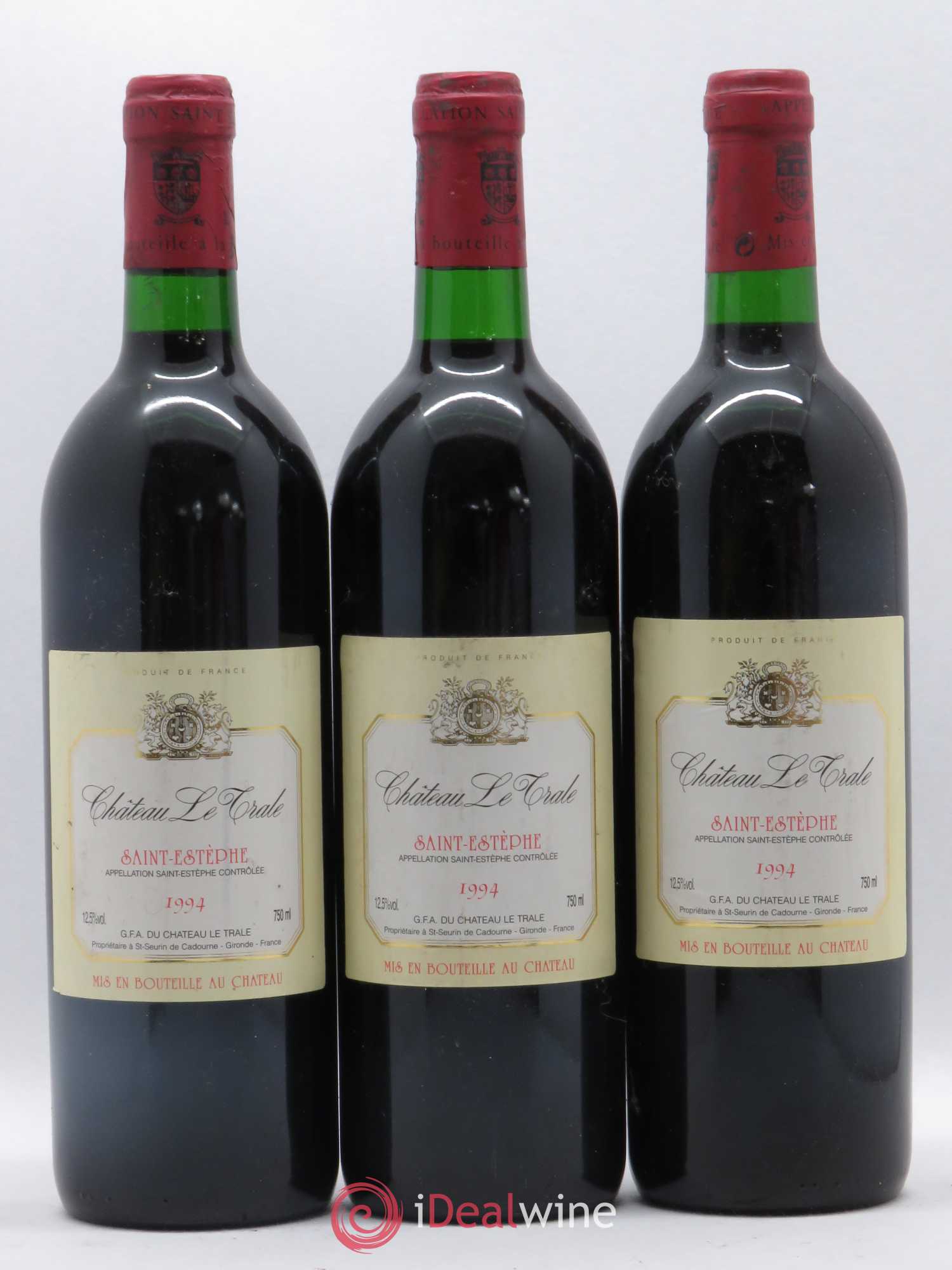 Saint-Estèphe Château Le Trale 1994 - Posten von 6 Flaschen - 1