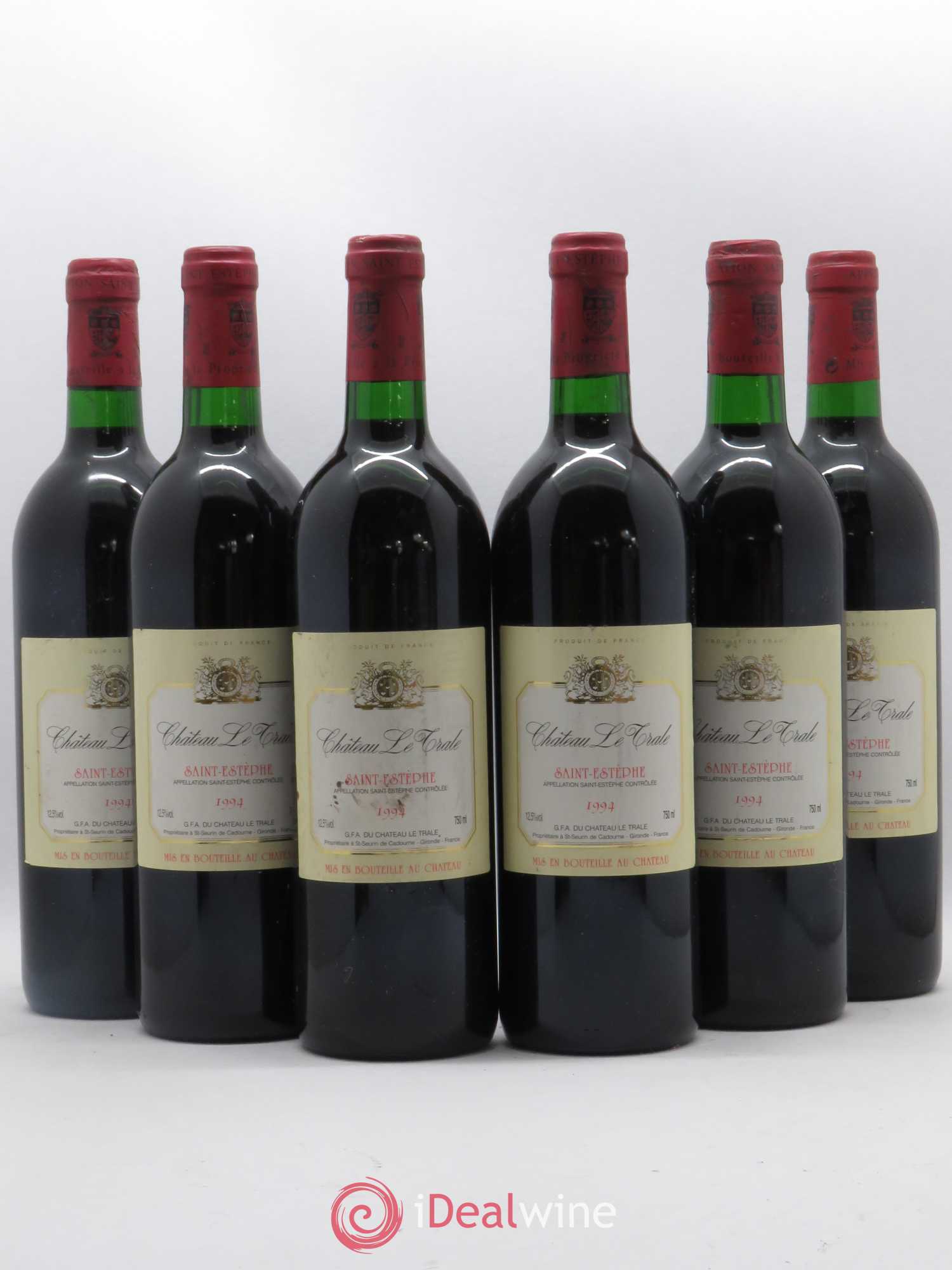 Saint-Estèphe Château Le Trale 1994 - Posten von 6 Flaschen - 0