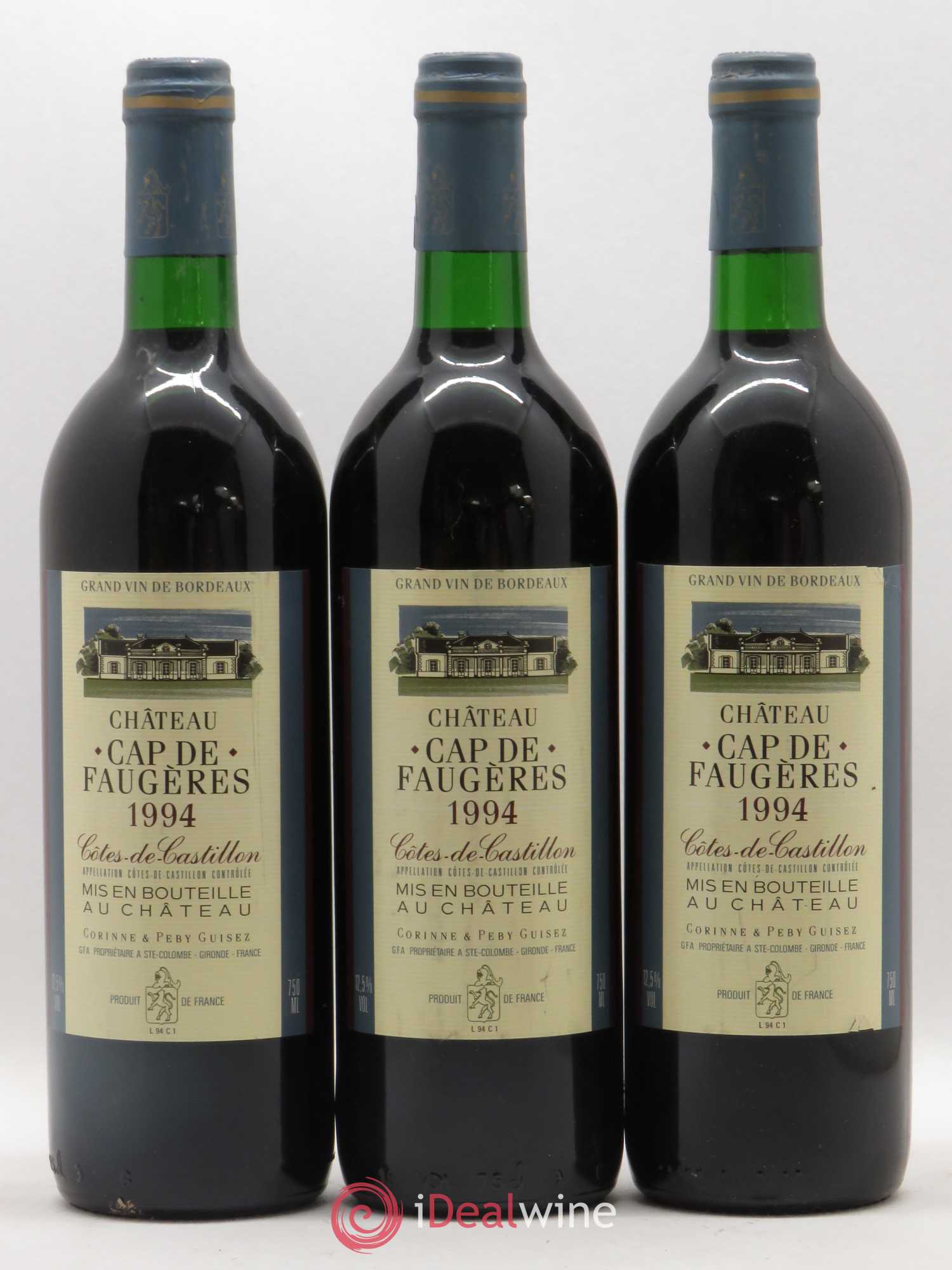 Château Cap de Faugères 1994 - Lot de 6 bouteilles - 2