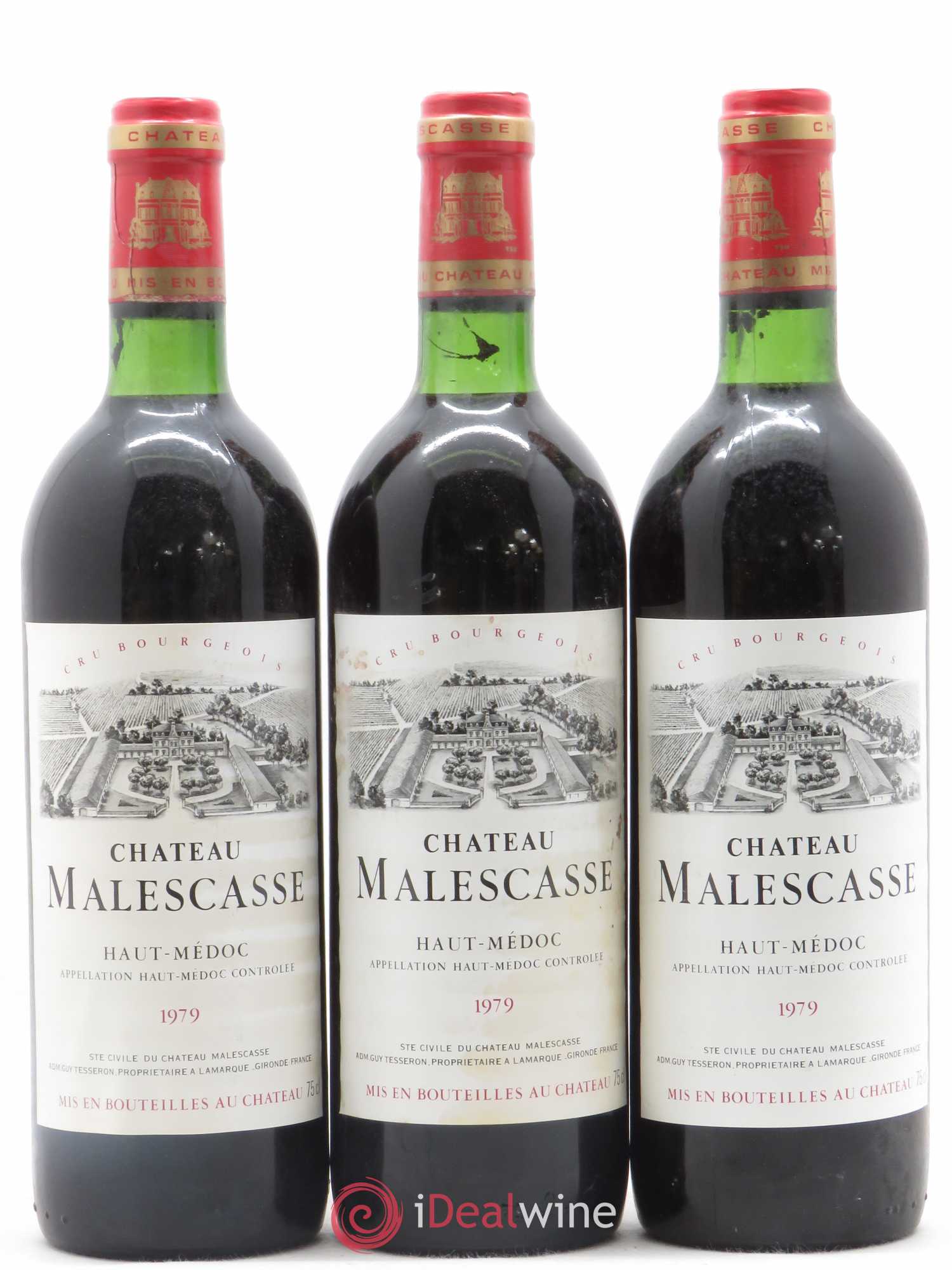 Château Malescasse Cru Bourgeois Exceptionnel 1979 - Lot de 12 bouteilles - 2