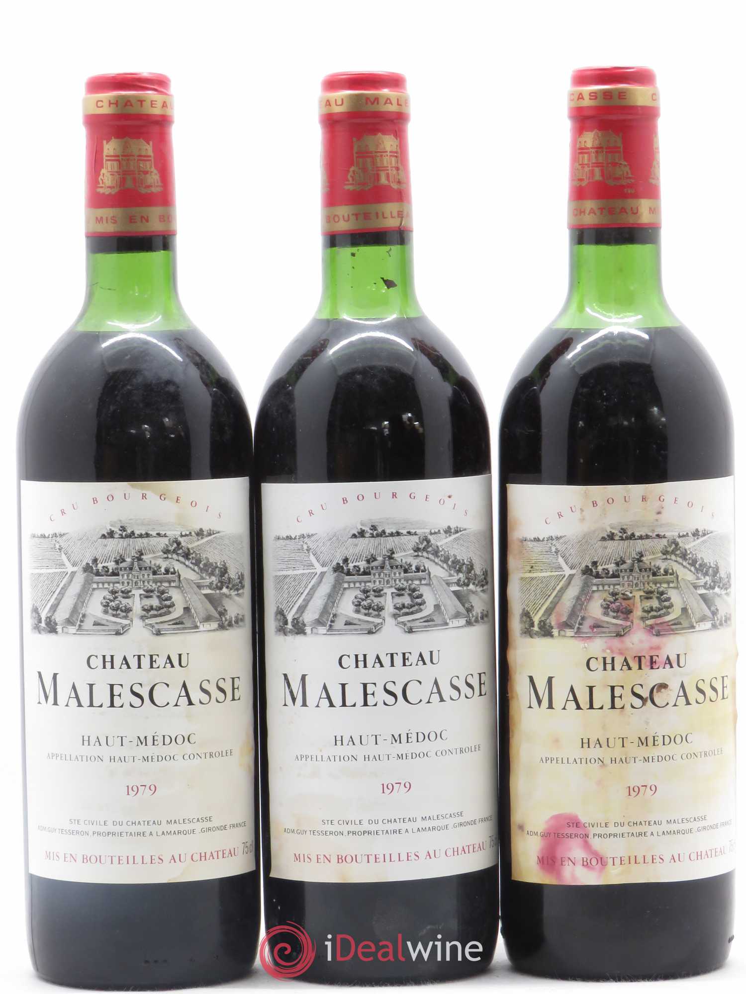 Château Malescasse Cru Bourgeois Exceptionnel 1979 - Lot de 12 bouteilles - 4