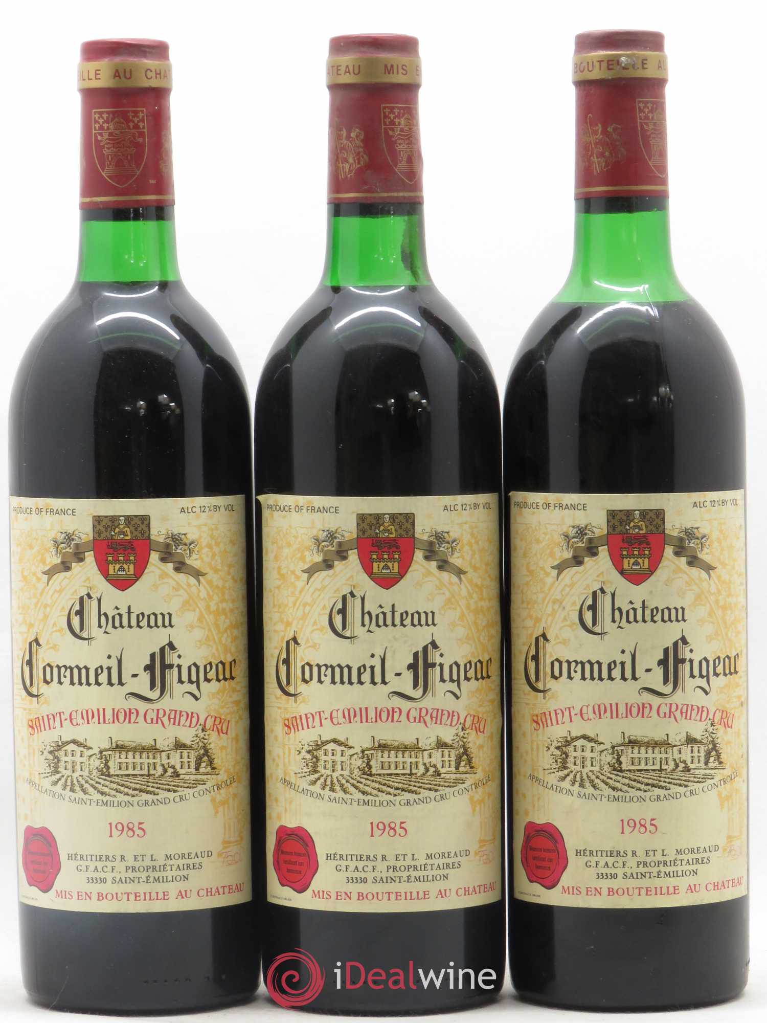 Château Cormeil Figeac 1985 - Lot de 6 bouteilles - 2