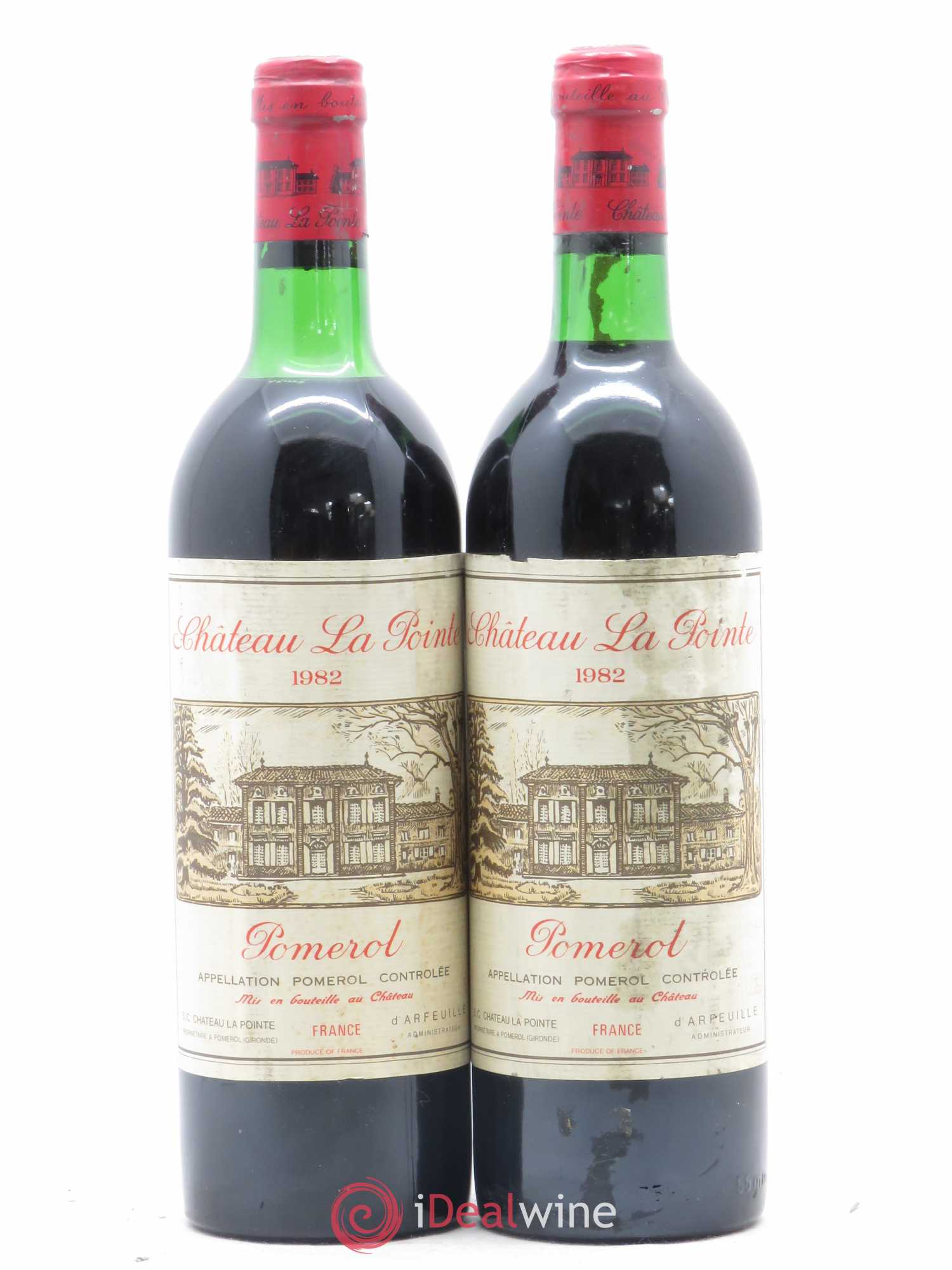 Château la Pointe 1982 - Lot de 2 bouteilles - 0