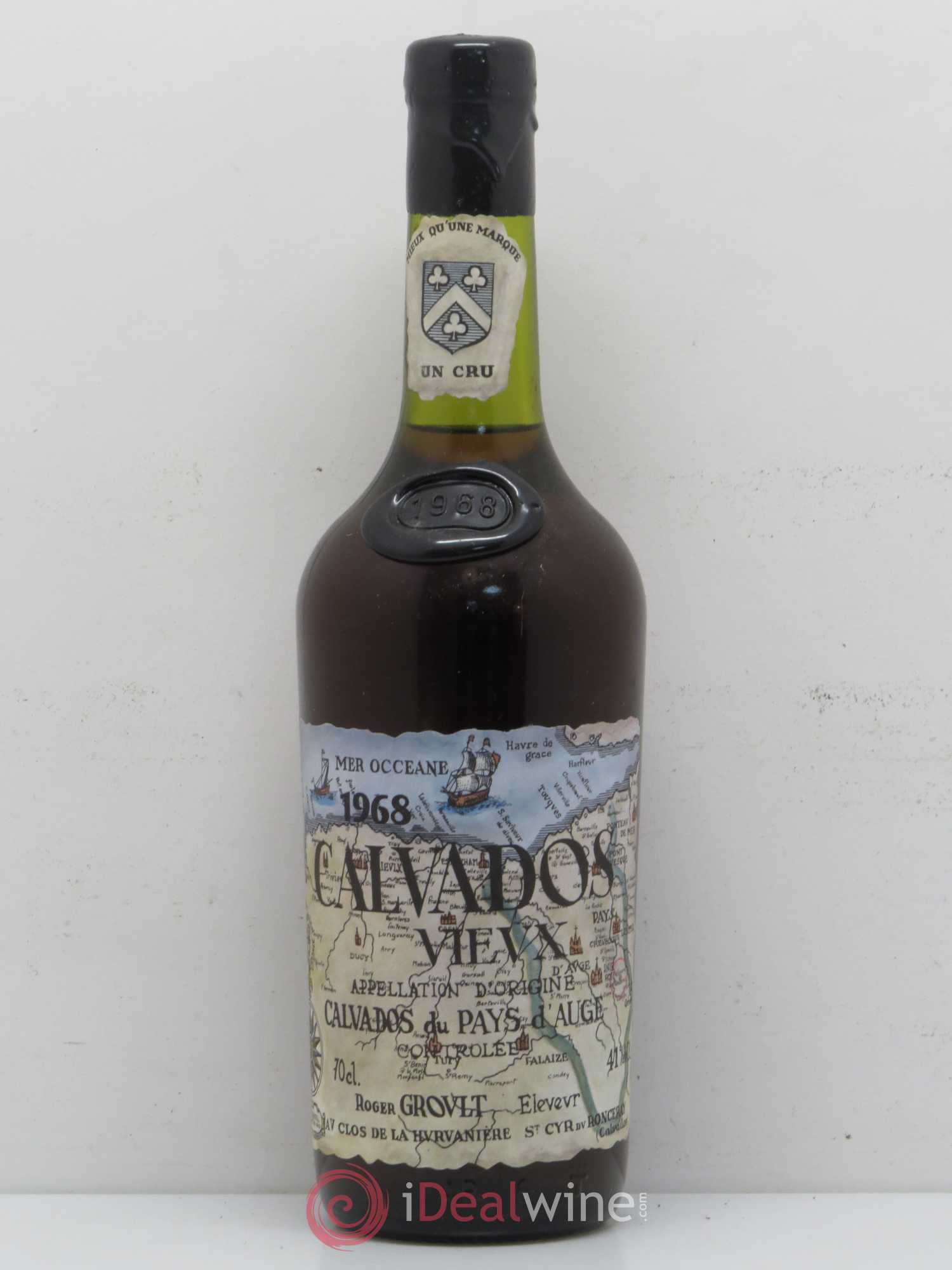 Calvados Groult 1968 - Posten von 1 Flasche - 0
