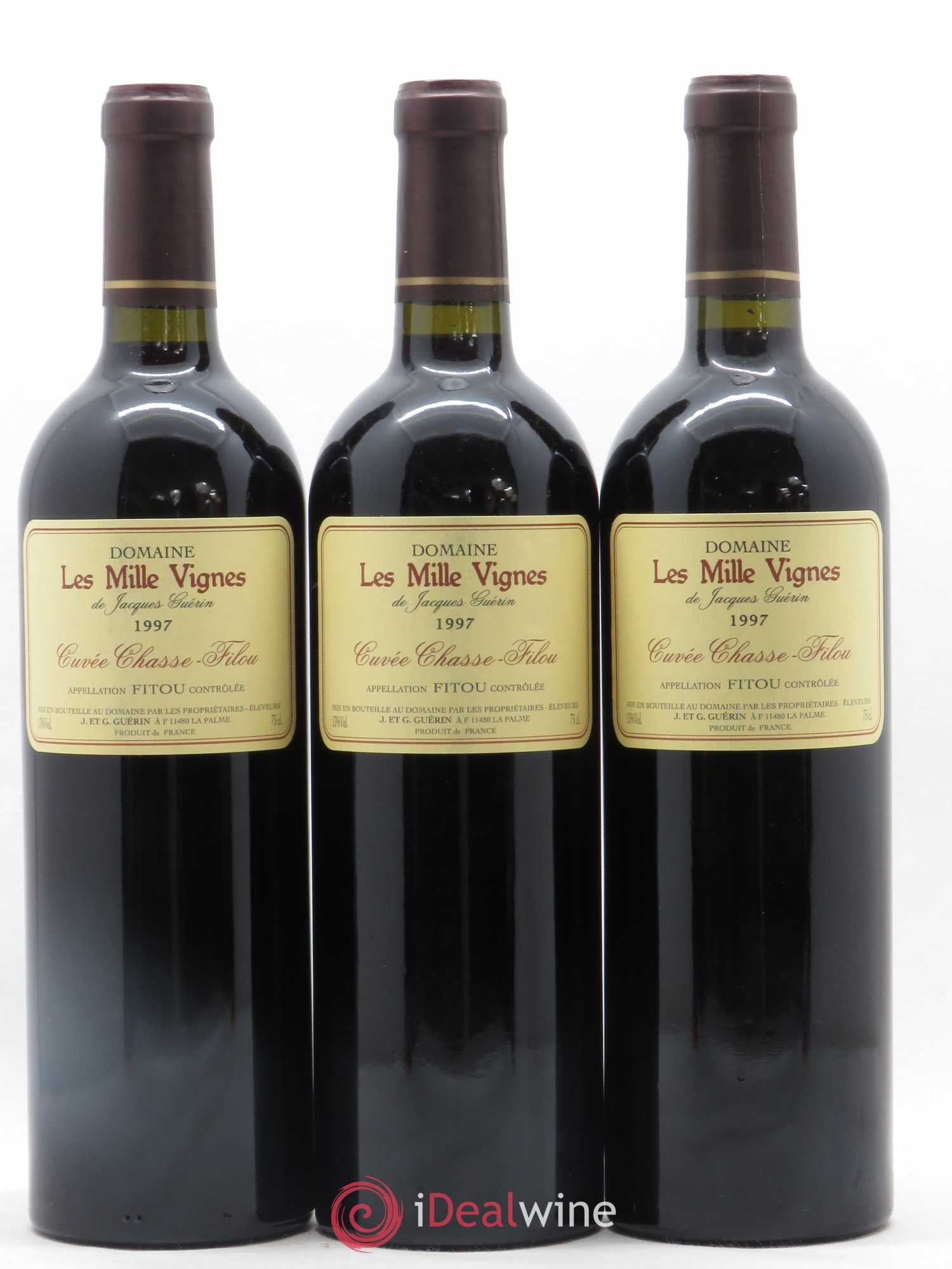 Fitou Chasse Filou Domaine des Mille Vignes 1997 - Lot de 6 bouteilles - 2
