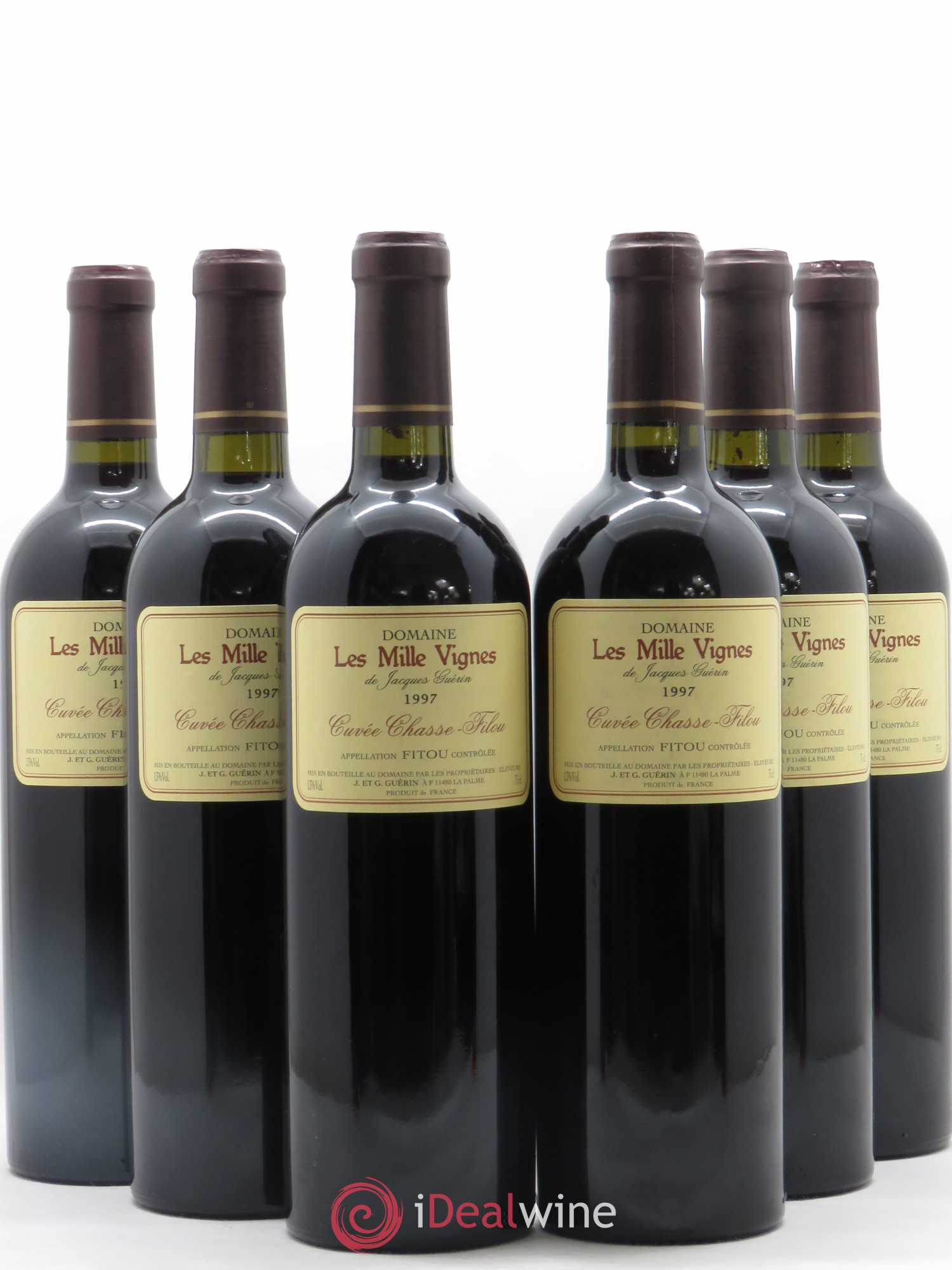 Fitou Chasse Filou Domaine des Mille Vignes 1997 - Posten von 6 Flaschen - 0