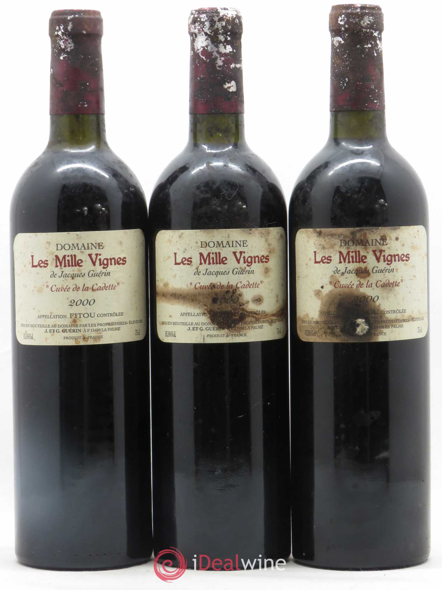 Fitou Cuvée de la Cadette Domaine des Mille Vignes 2000 - Posten von 6 Flaschen - 1