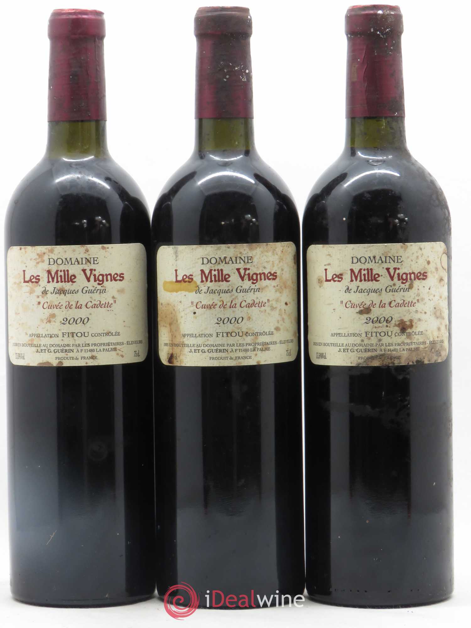 Fitou Cuvée de la Cadette Domaine des Mille Vignes 2000 - Posten von 6 Flaschen - 2