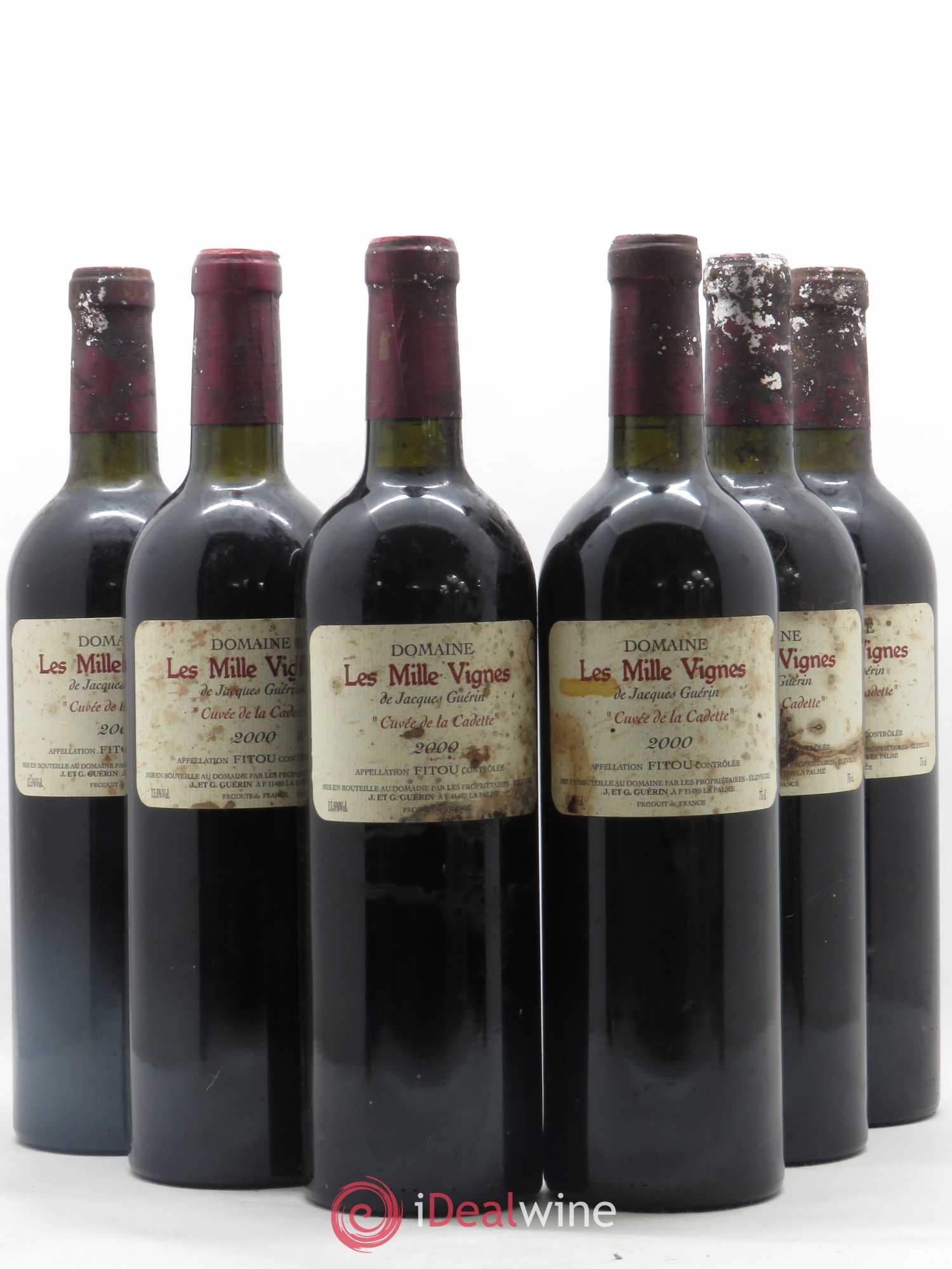 Fitou Cuvée de la Cadette Domaine des Mille Vignes 2000 - Posten von 6 Flaschen - 0