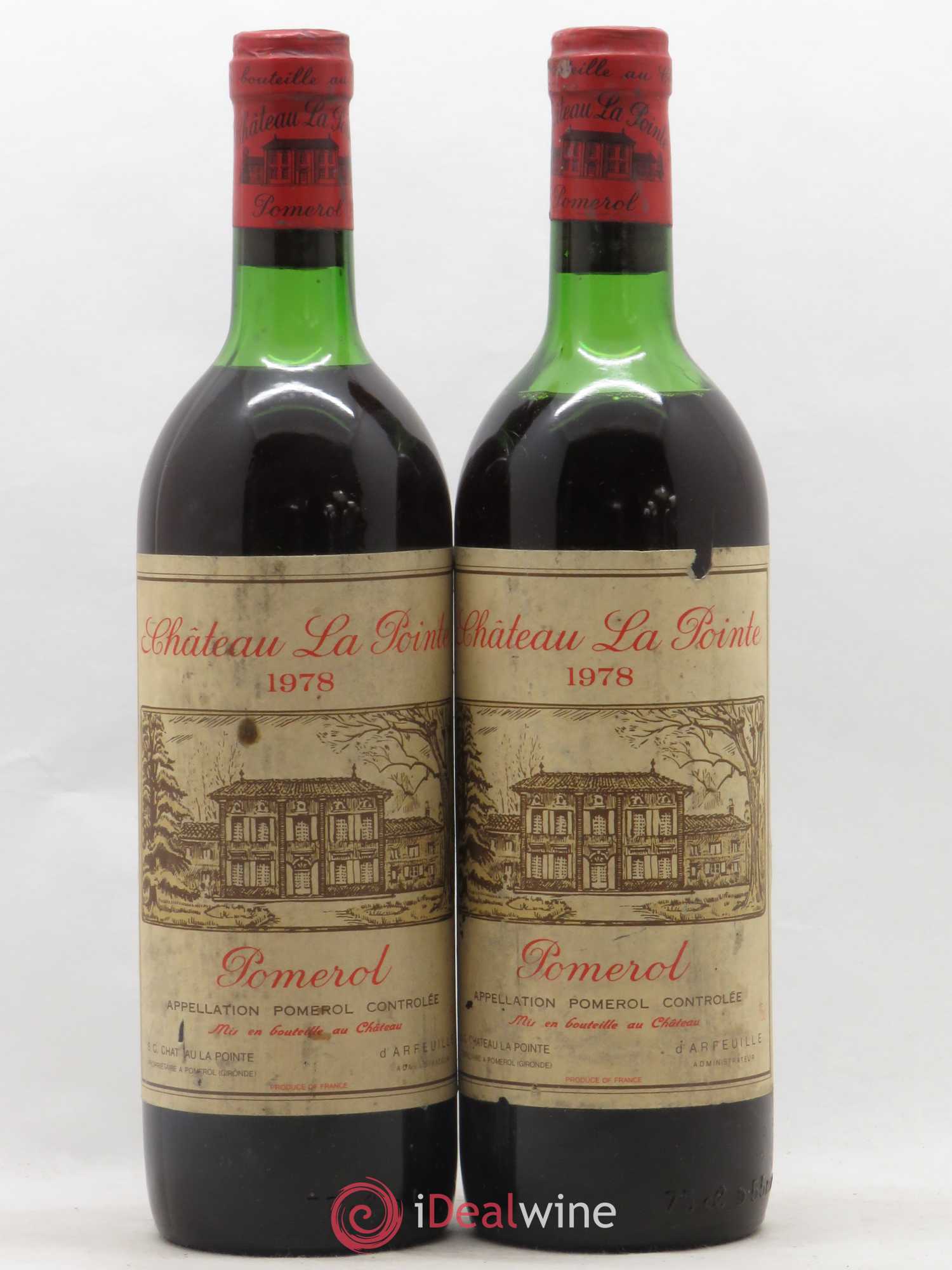 Château la Pointe 1978 - Lot de 2 bouteilles - 0
