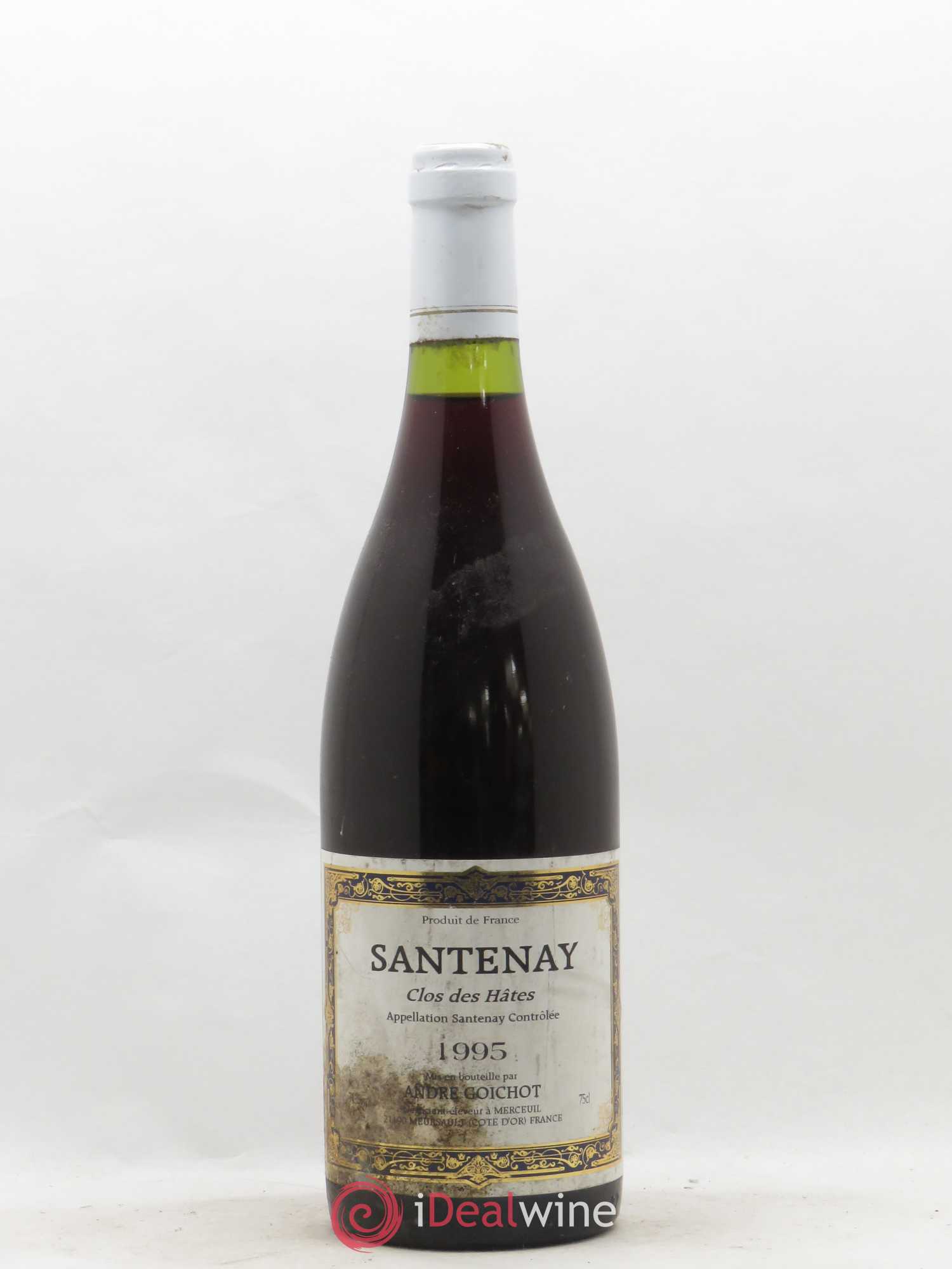Santenay Clos des Hates A. Goichot 1995 - Posten von 1 Flasche - 0