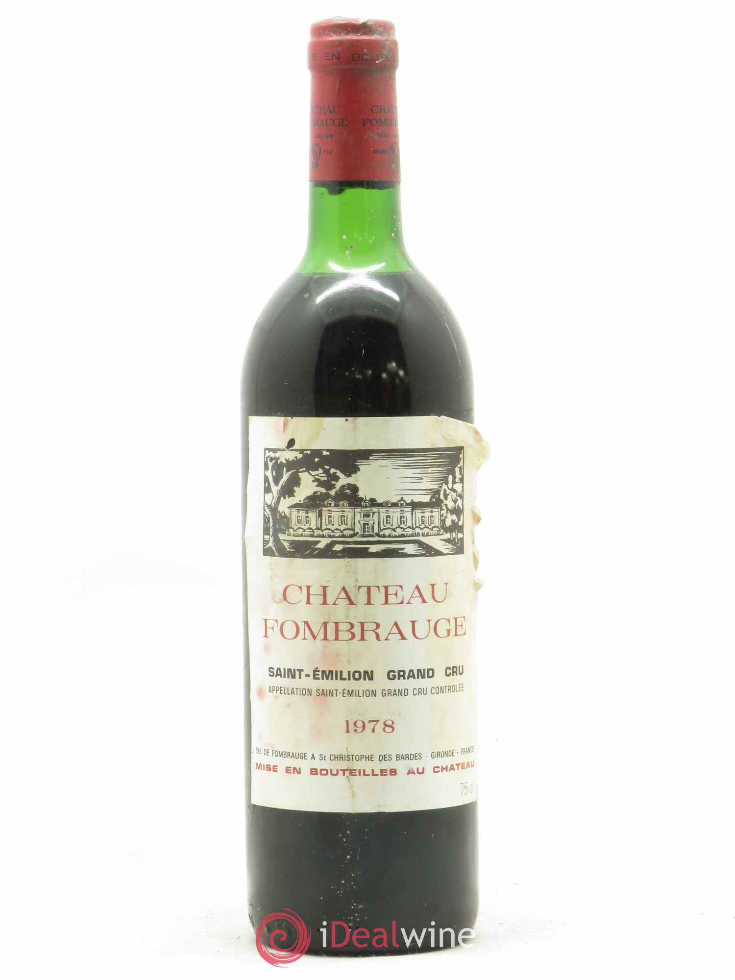 Château Fombrauge Grand Cru Classé 1978 - Lot de 1 bouteille - 0