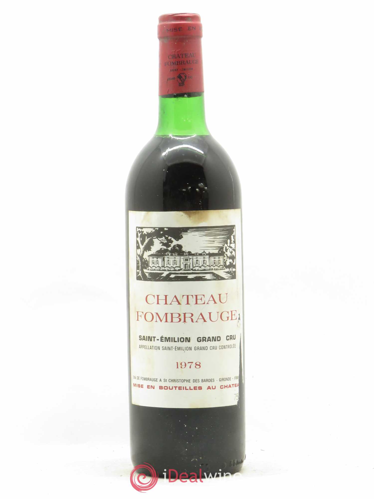 Château Fombrauge Grand Cru Classé 1978 - Lot de 1 bouteille - 0