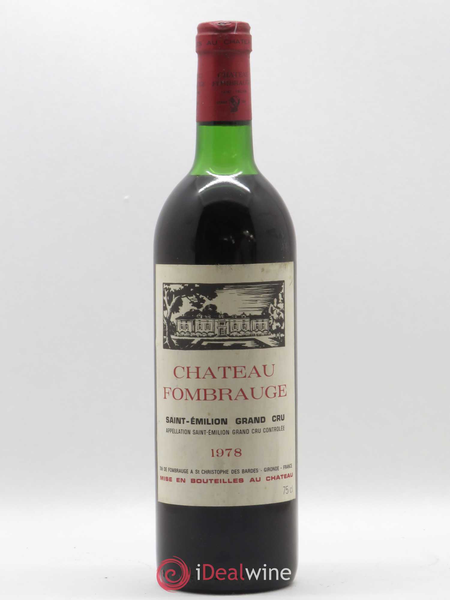 Château Fombrauge Grand Cru Classé 1978 - Lot de 1 bouteille - 0