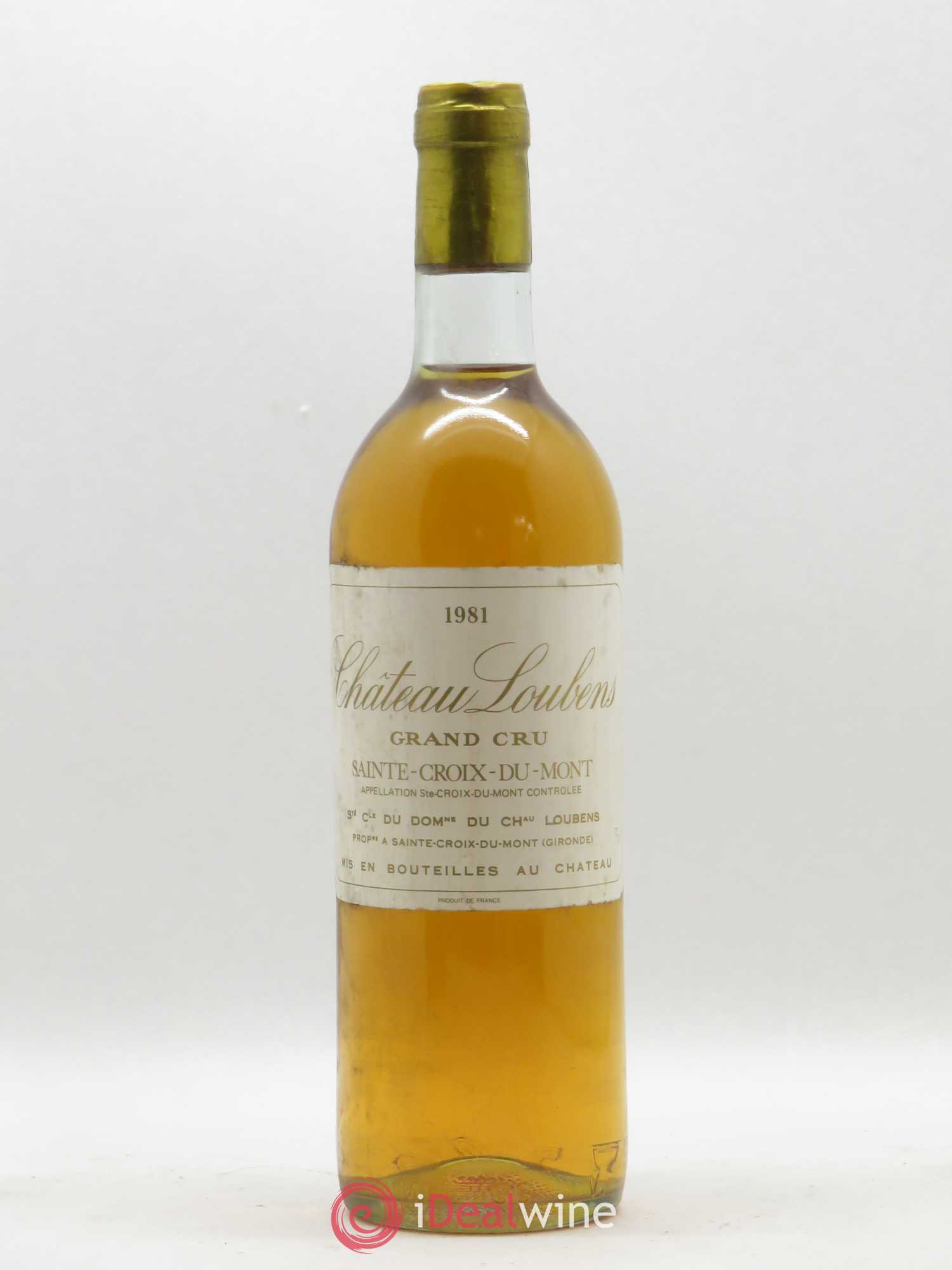 Château Loubens 1981 - Posten von 1 Flasche - 0
