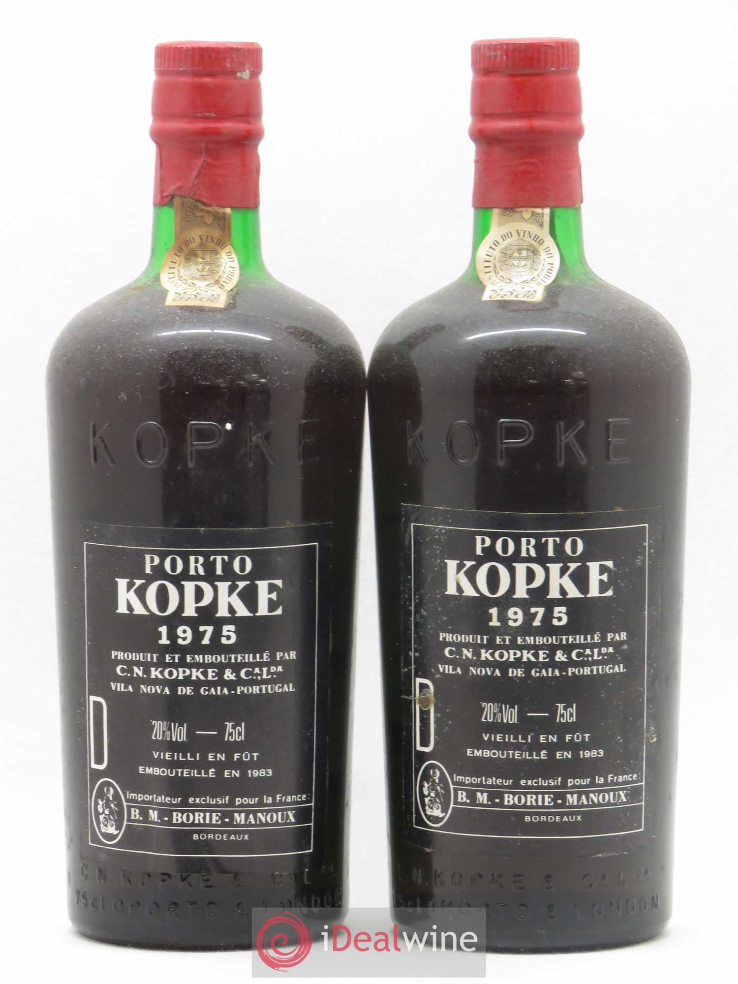 Porto Kopke Vintage 1975 - Posten von 2 Flaschen - 1