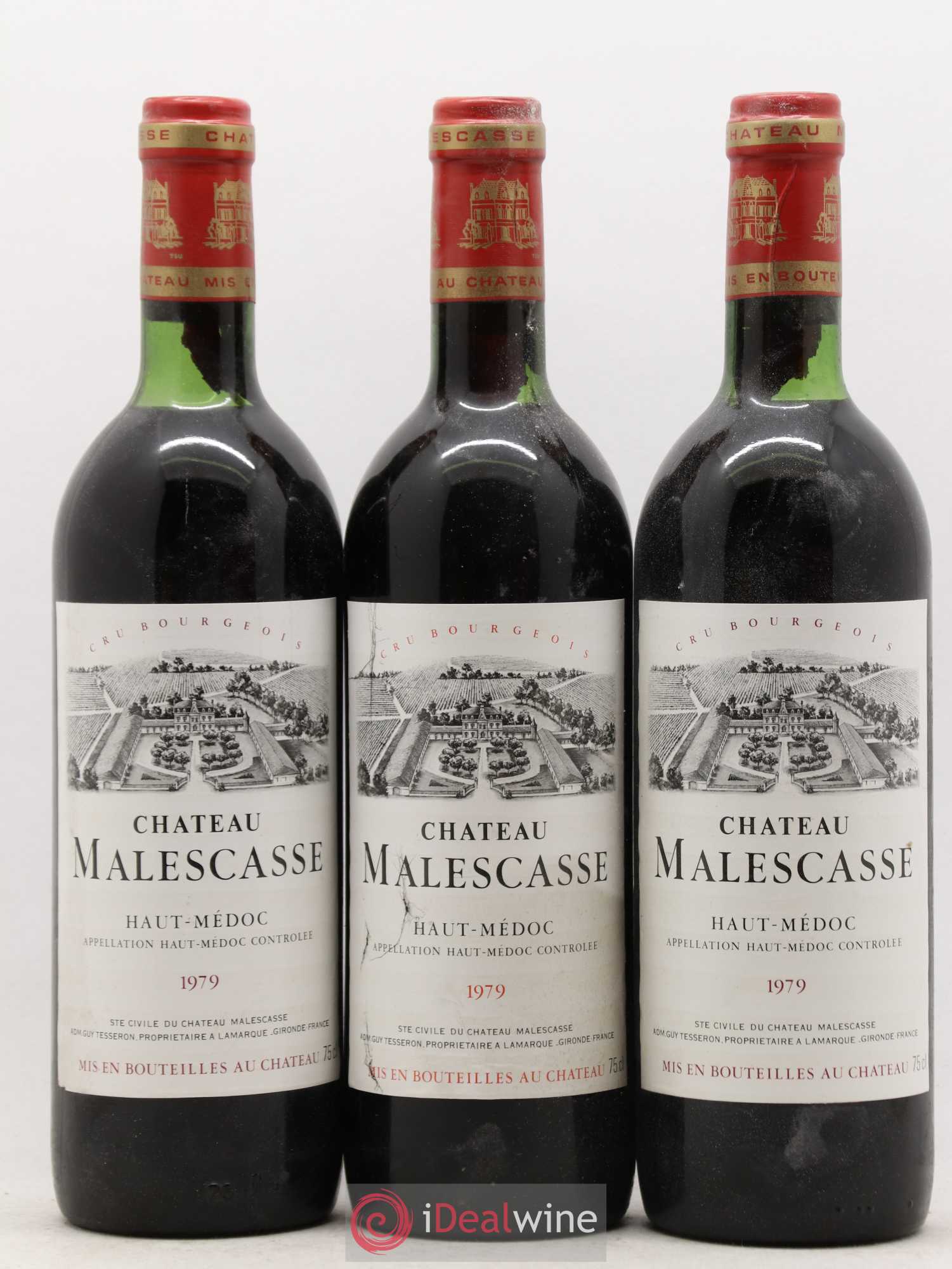 Château Malescasse Cru Bourgeois Exceptionnel 1979 - Lot de 6 bouteilles - 2