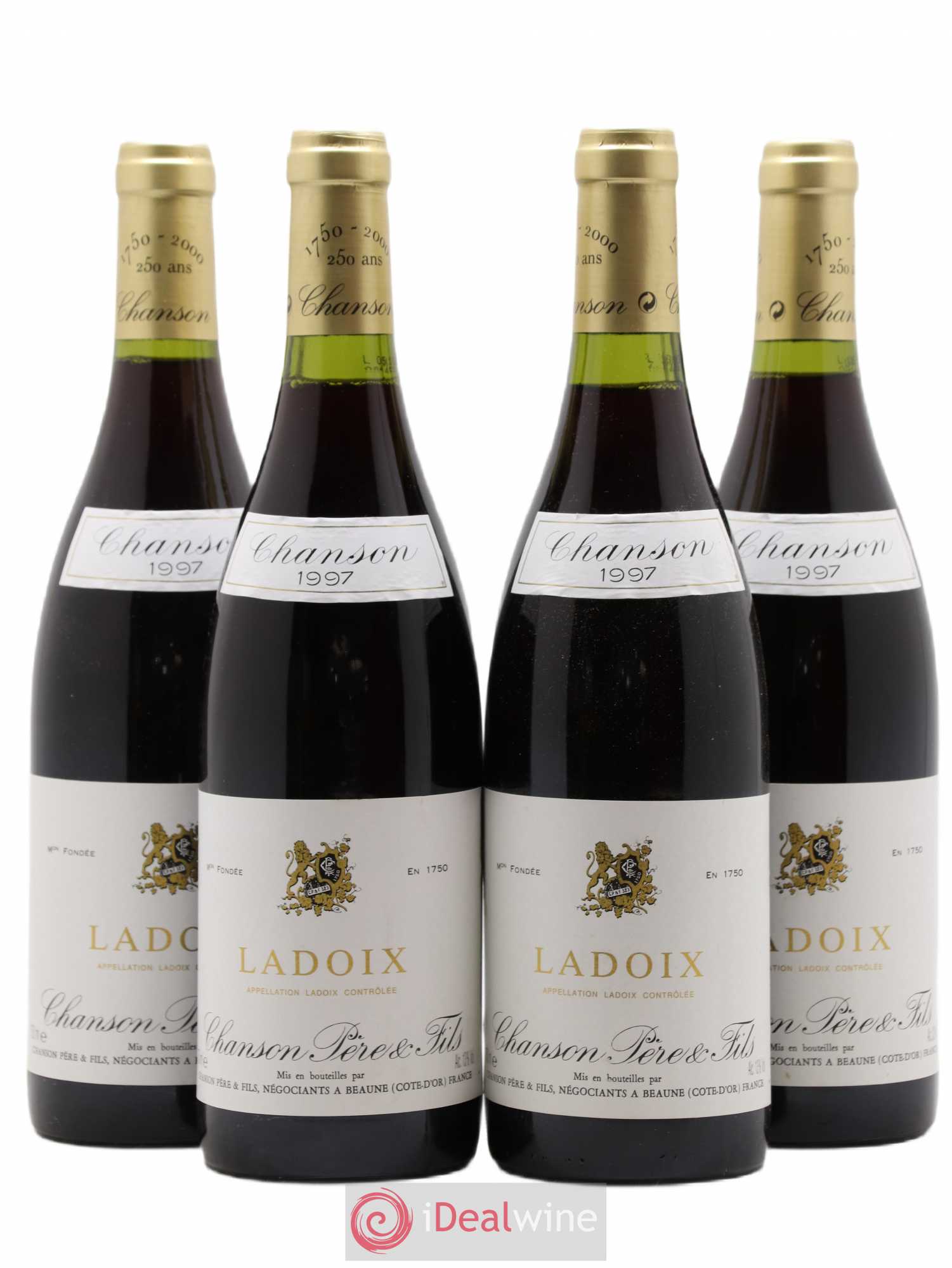 Ladoix Chanson 1997 - Lot de 4 bouteilles - 0