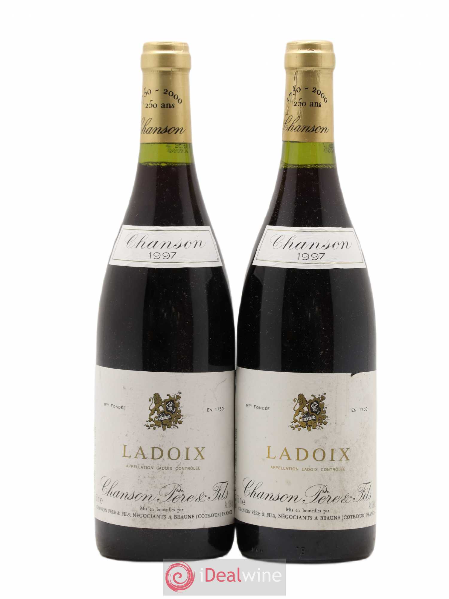 Ladoix Chanson 1997 - Lot de 2 bouteilles - 0