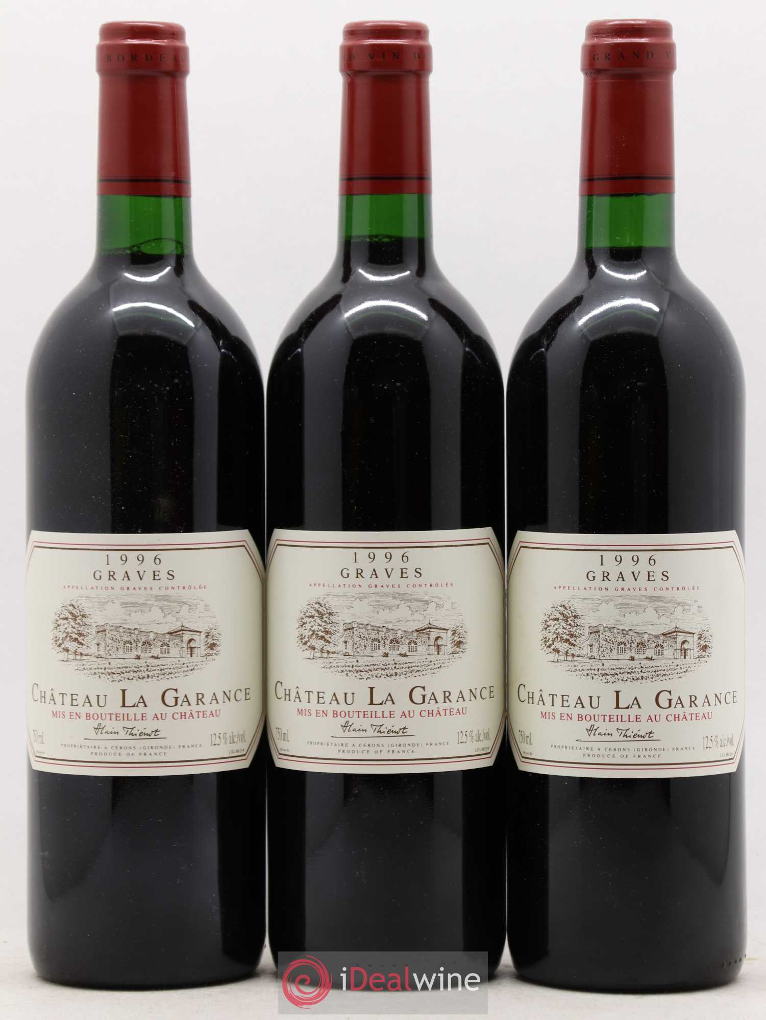 Graves Château La Garance 1996 - Lot de 6 bouteilles - 1