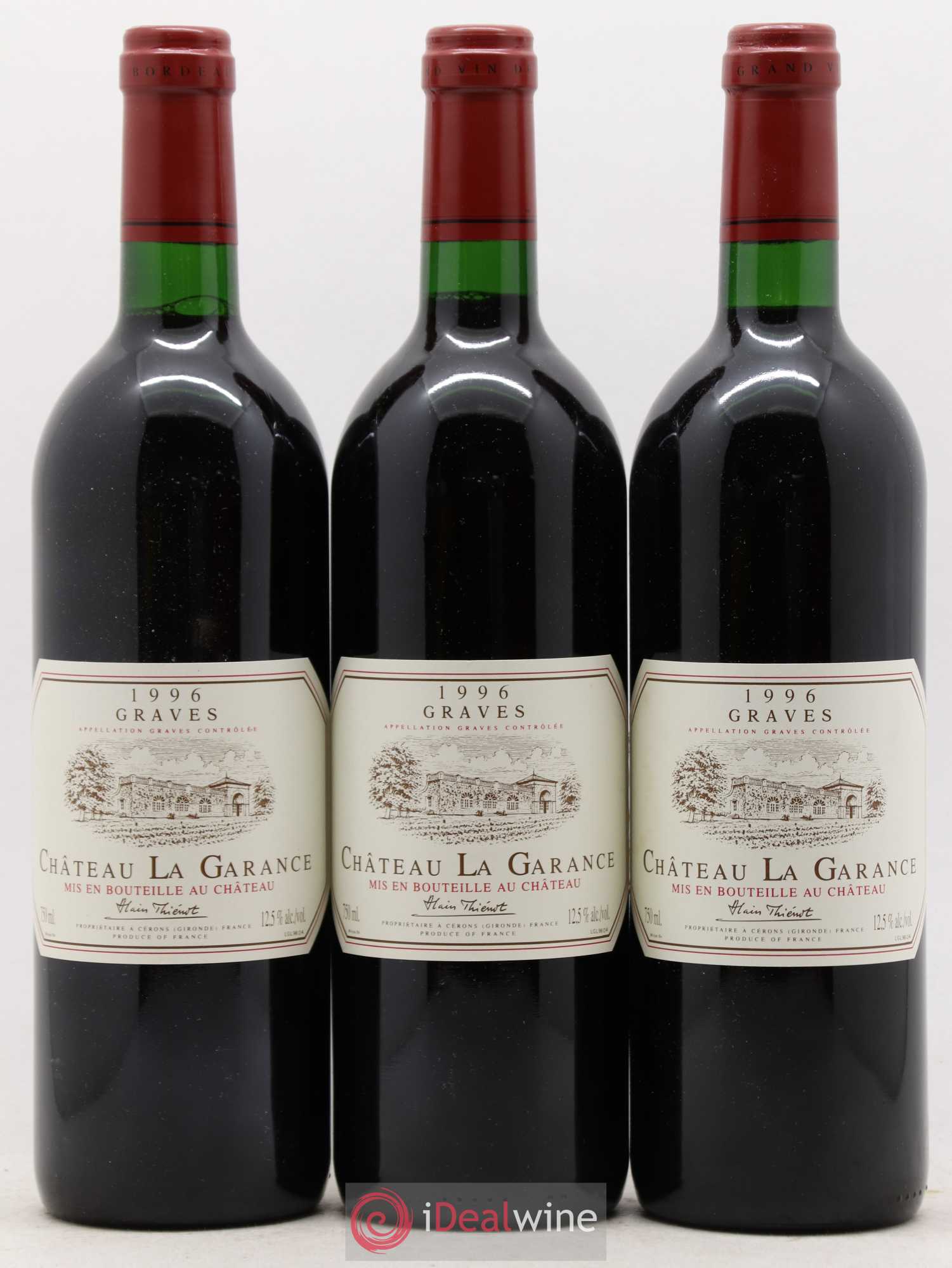 Graves Château La Garance 1996 - Lot de 6 bouteilles - 2