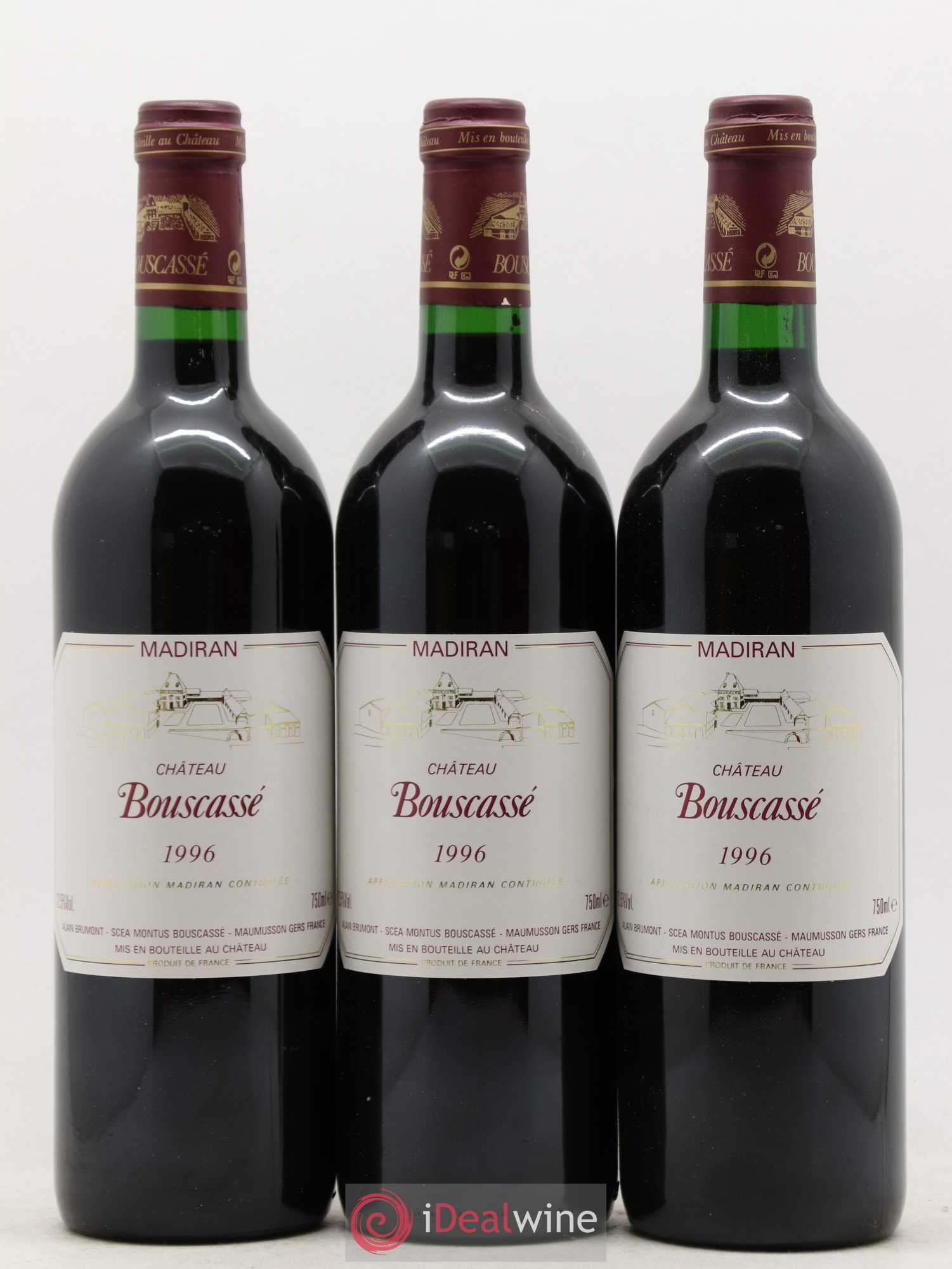 Madiran Château Bouscassé Alain Brumont 1996 - Lot de 12 bouteilles - 4