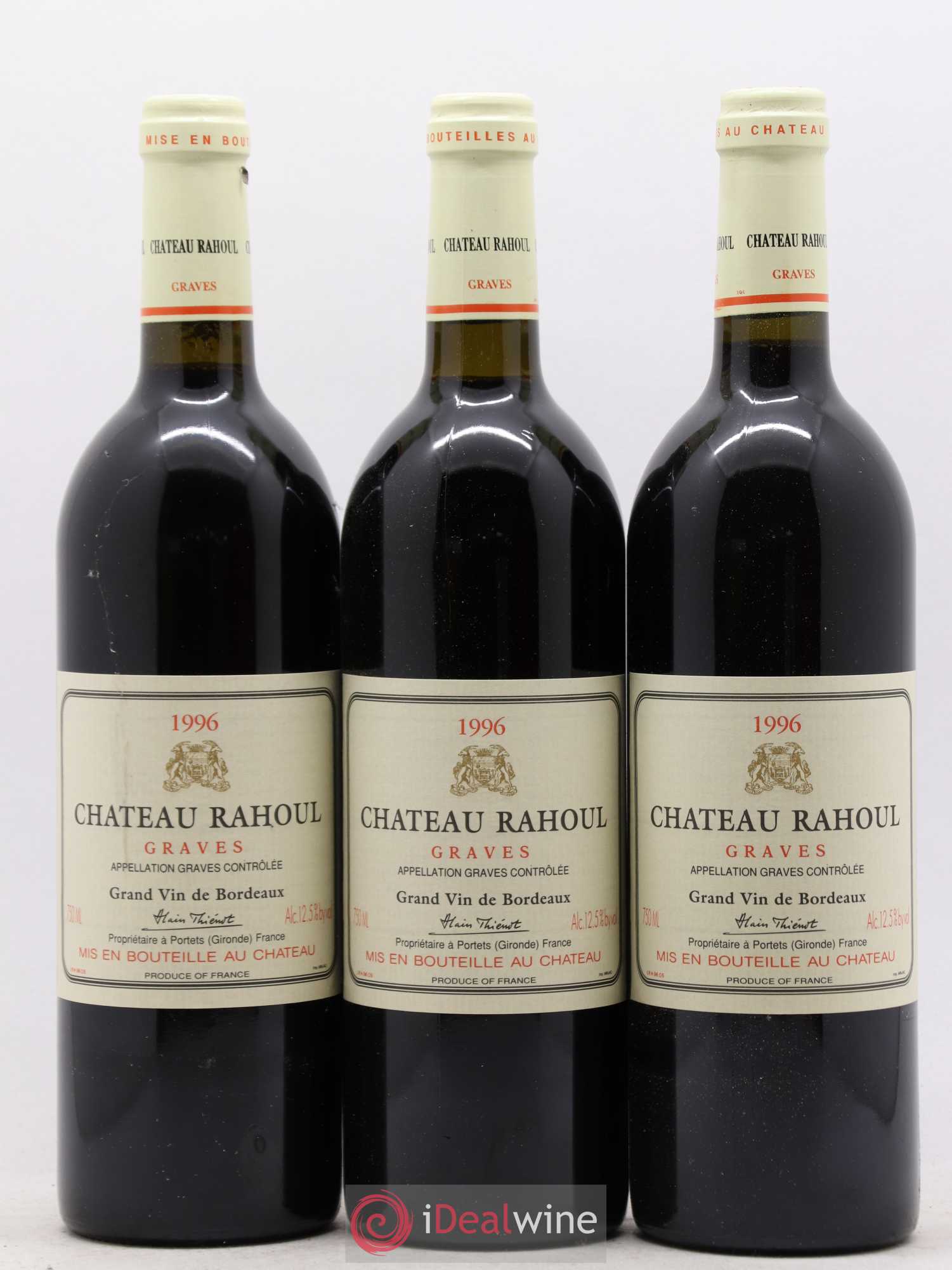 Château Rahoul (sans prix de réserve) 1996 - Lot de 6 bouteilles - 2