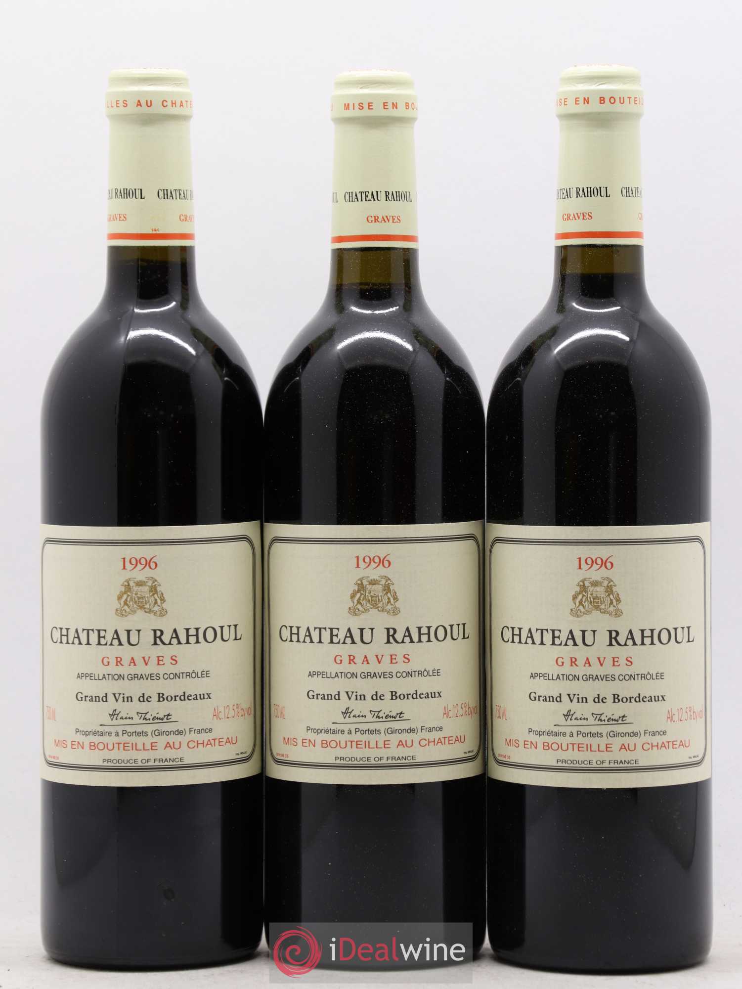 Château Rahoul 1996 - Lot de 12 bouteilles - 1