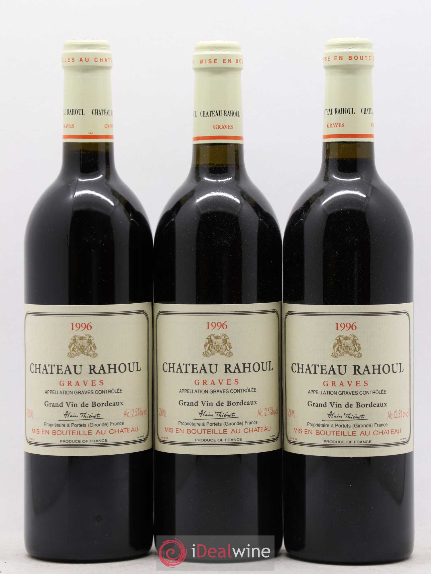 Château Rahoul 1996 - Lot de 12 bouteilles - 3