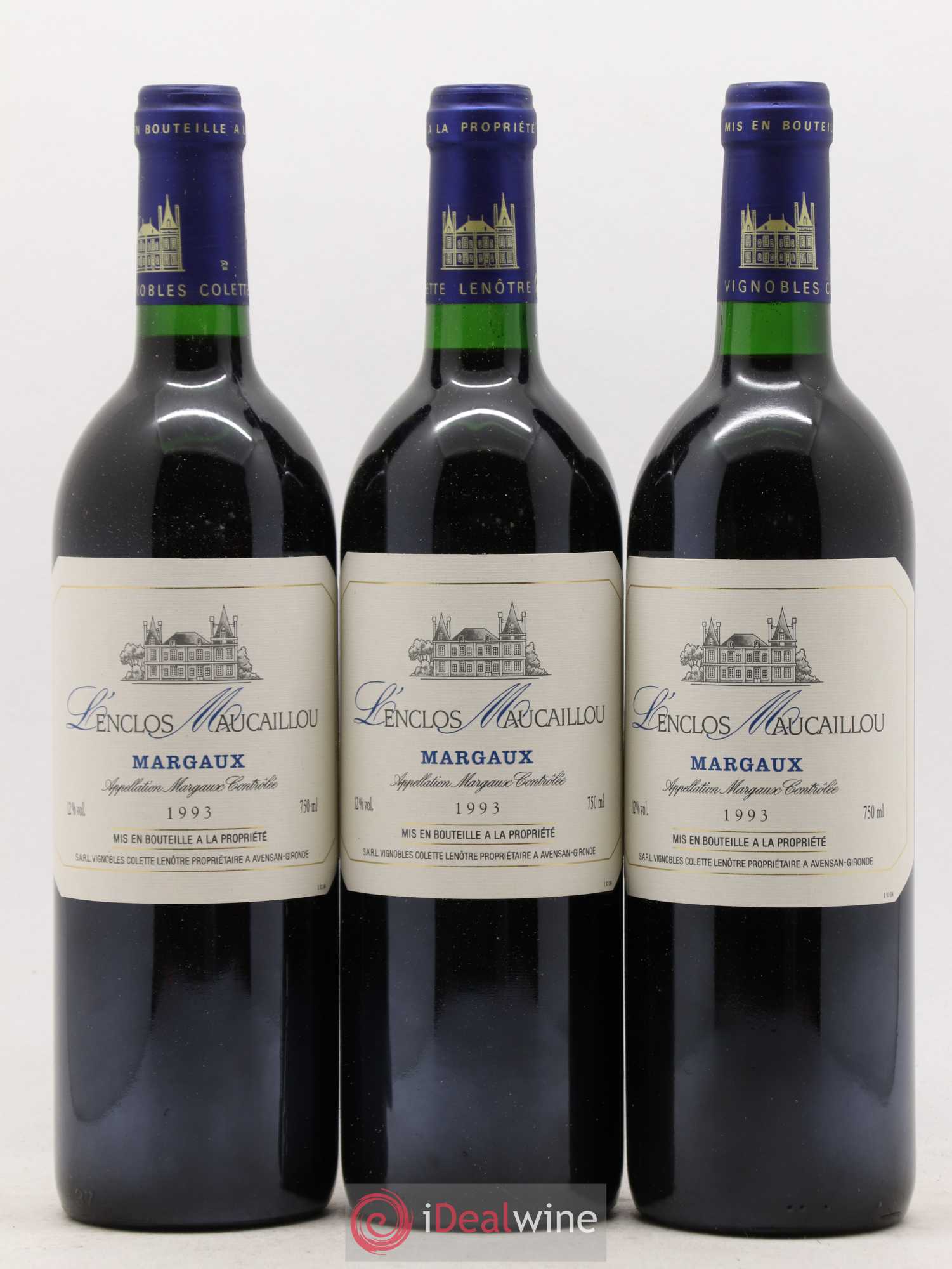 Bordeaux Margaux L'Enclos de Maucaillou 1993 - Posten von 12 Flaschen - 4